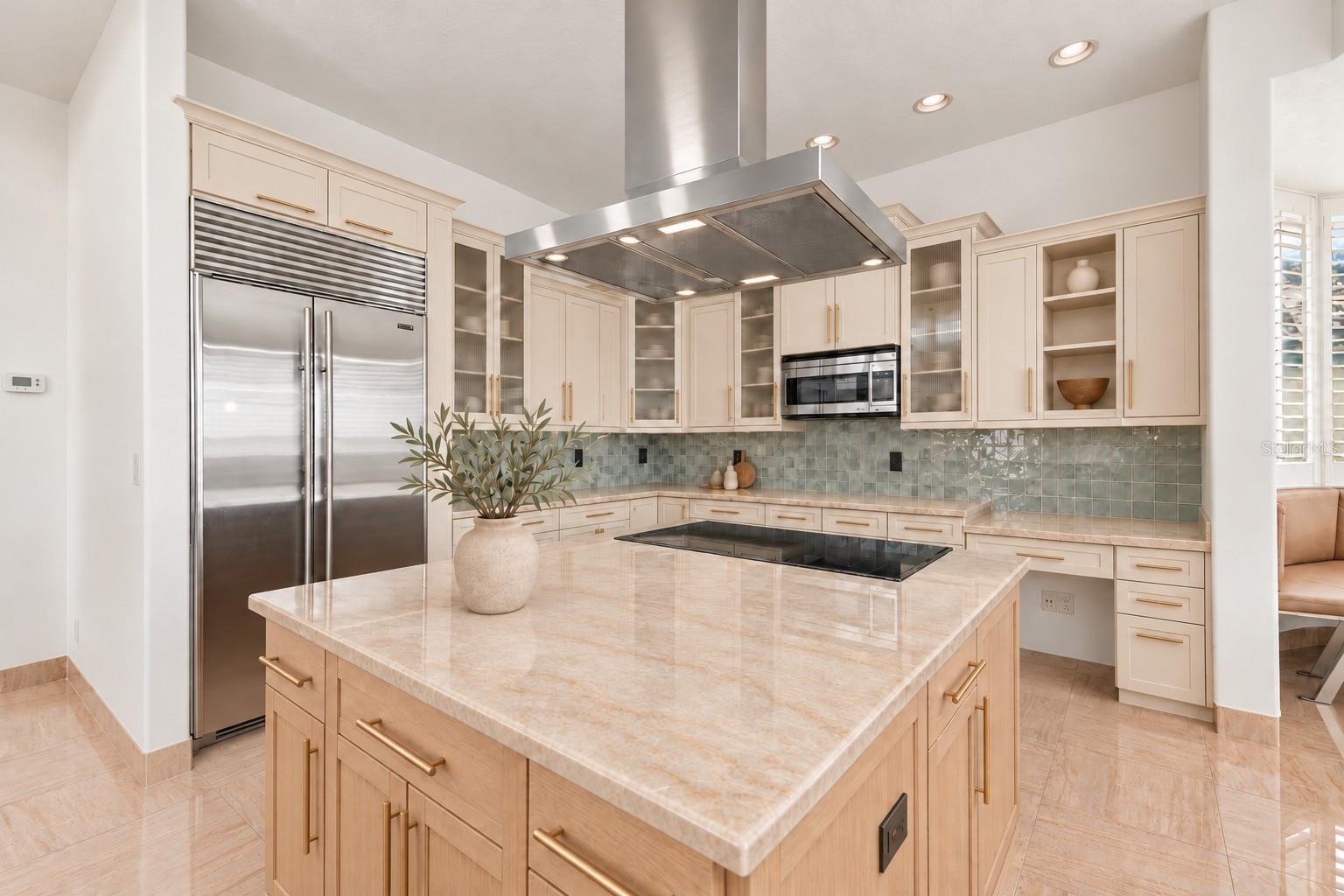 Virtual Renovation showing updated main kitchen