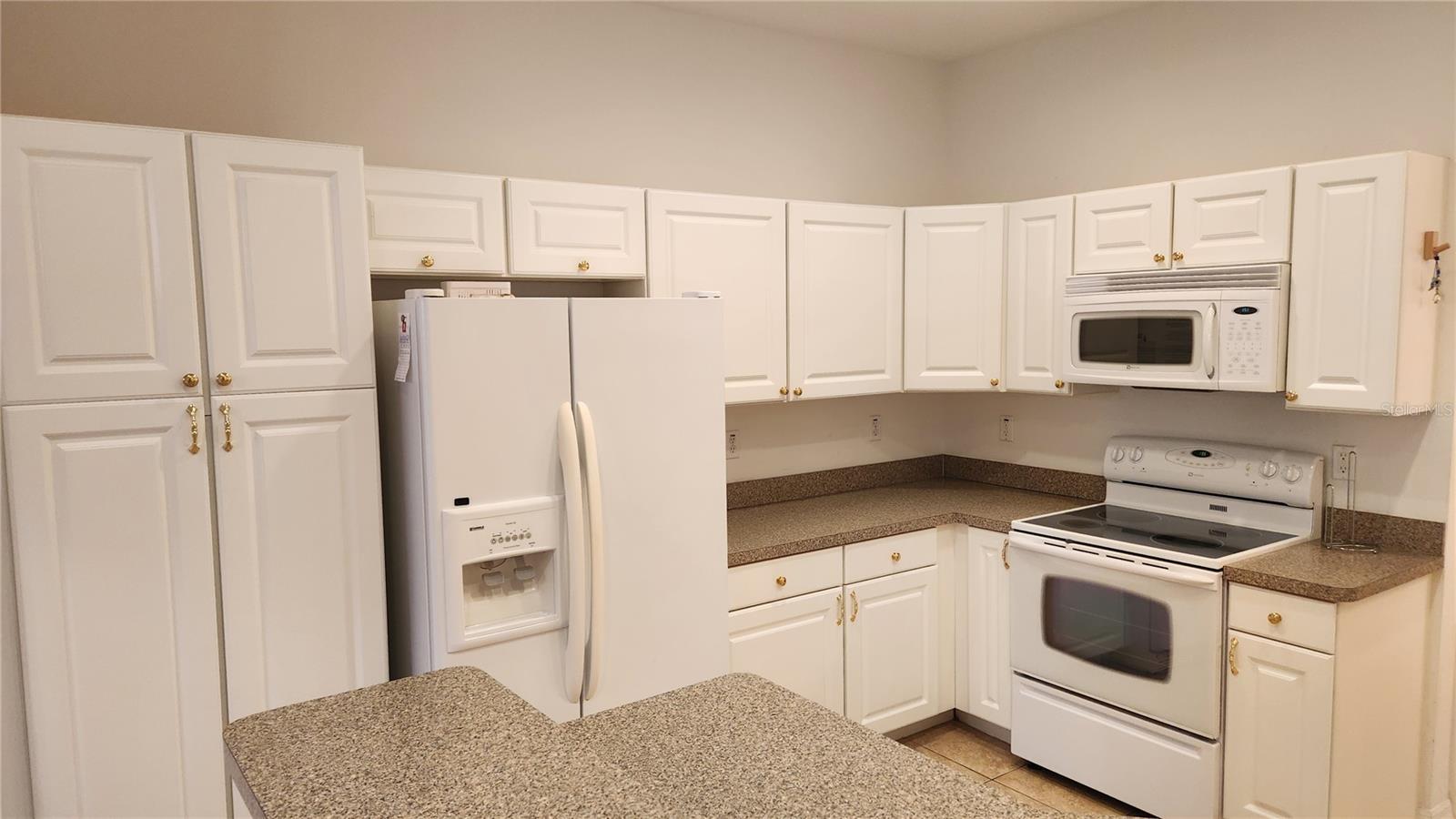 Spacious kitchen.