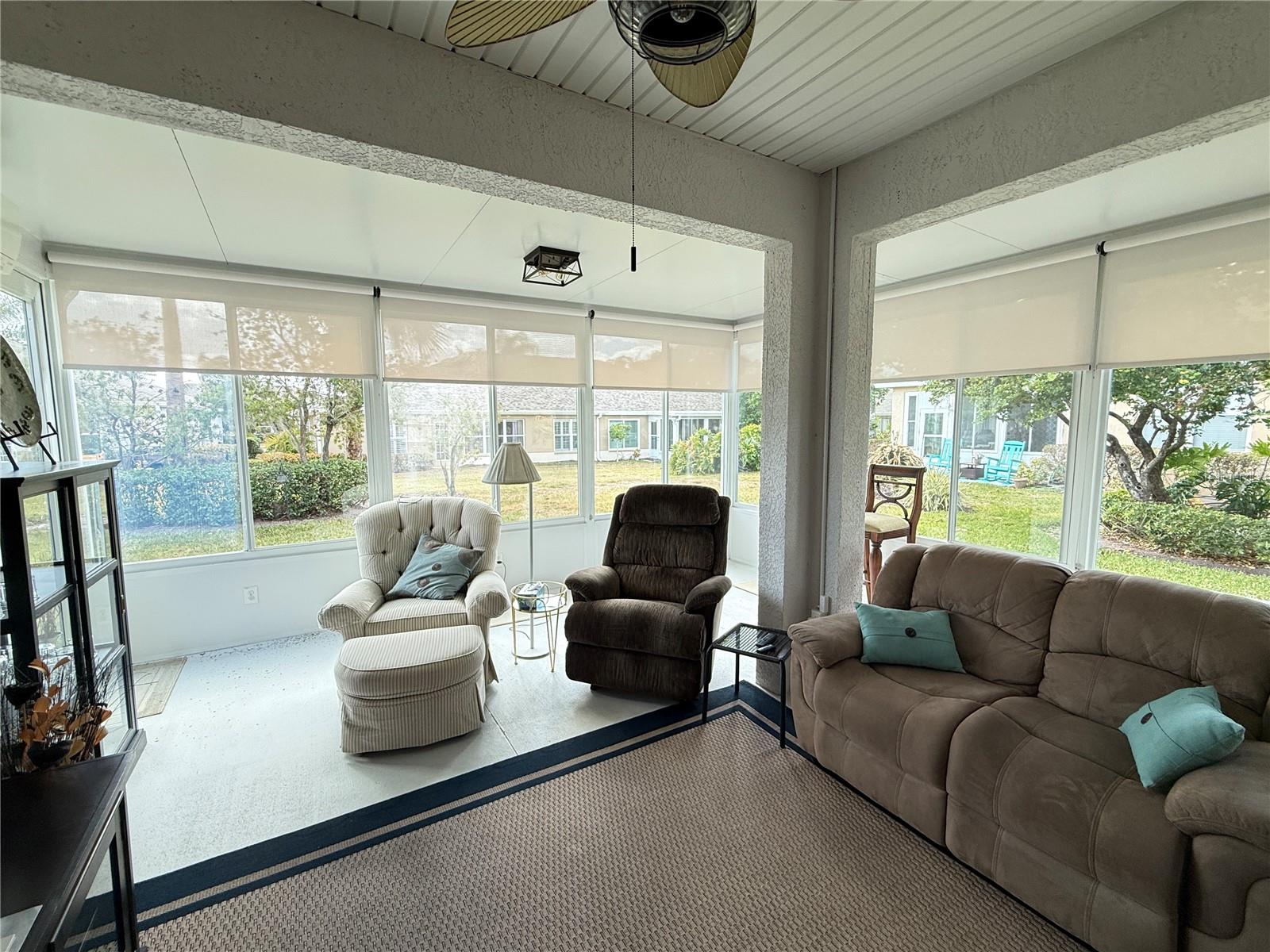 Sunroom/Florida has a split A/C