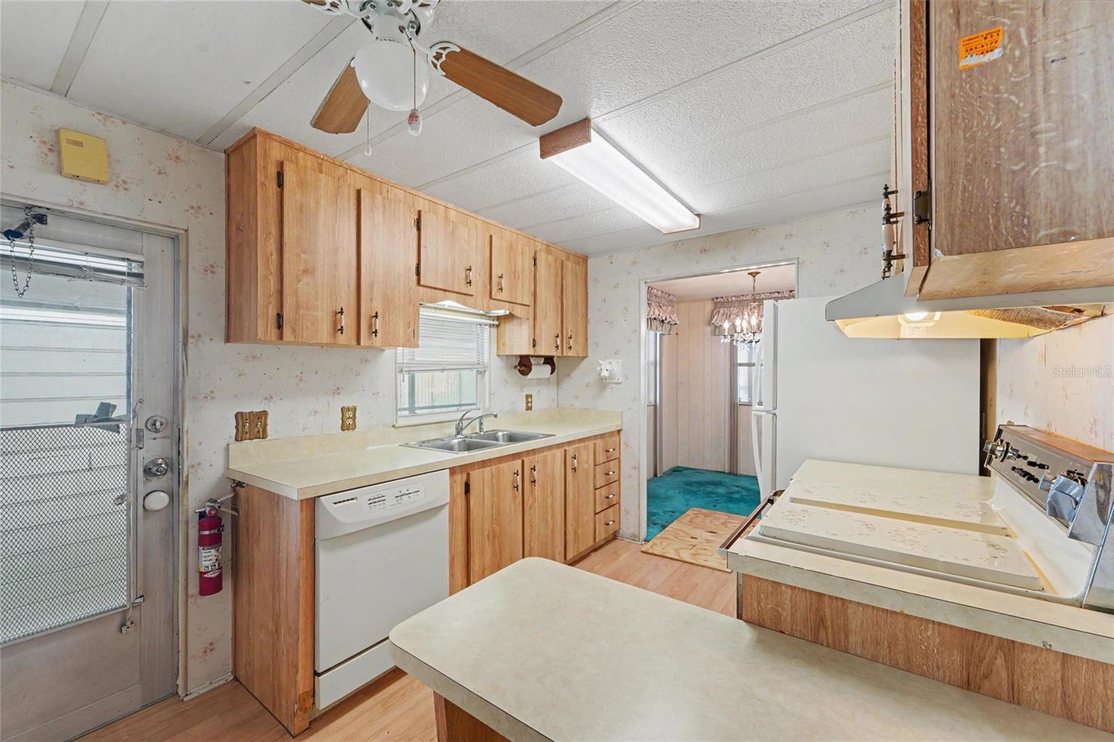 Cabinets are in decent shape, new hardware would make big difference