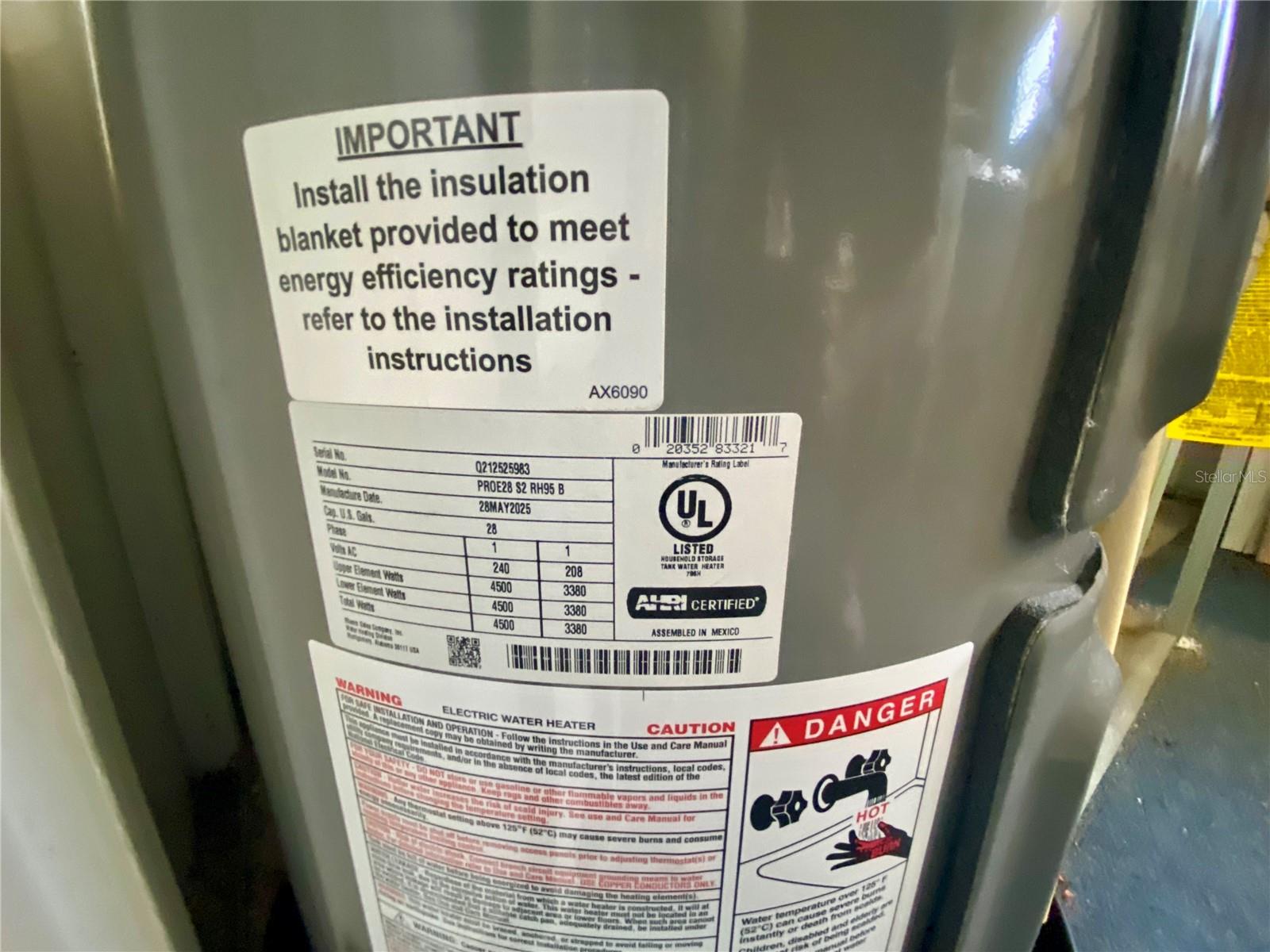 2021 water heater