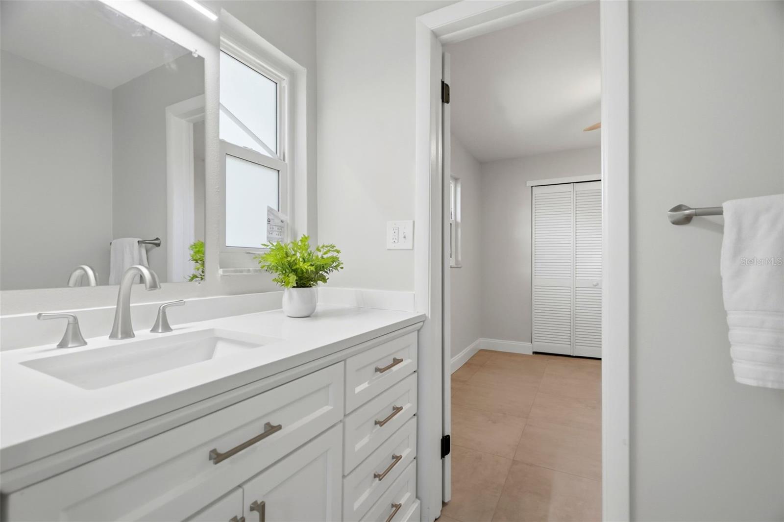 Jack-and-Jill bathroom.