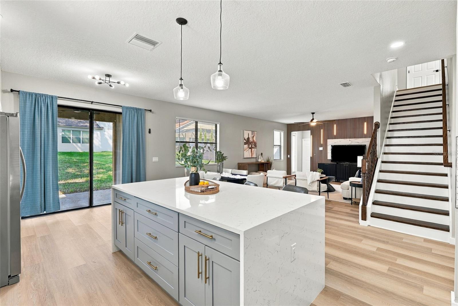 Open Concept Kitchen/Dining/Living