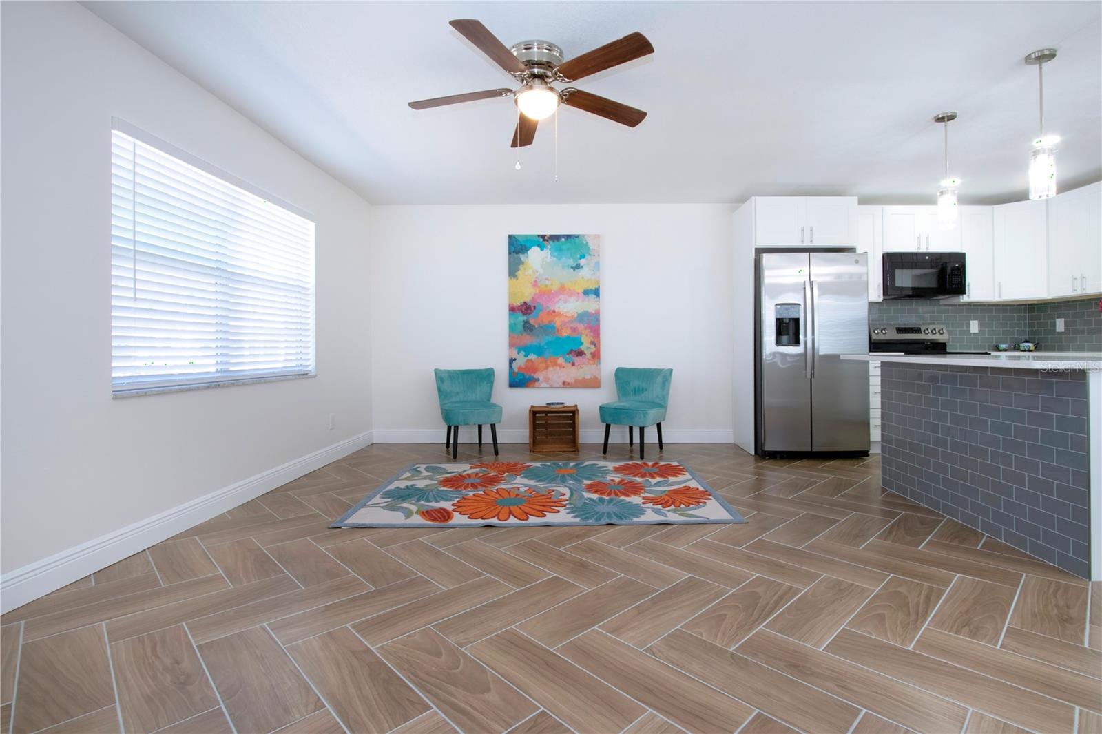 Open floor plan Open floor plan