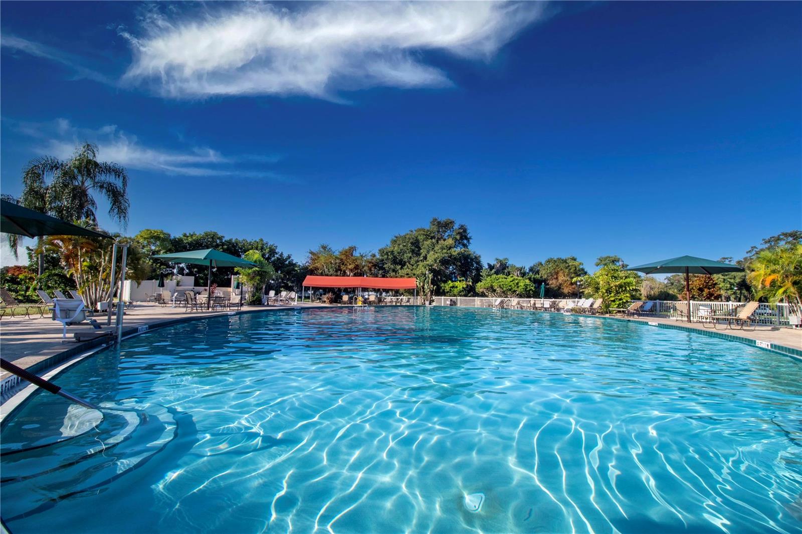 Outdoor pool at South club