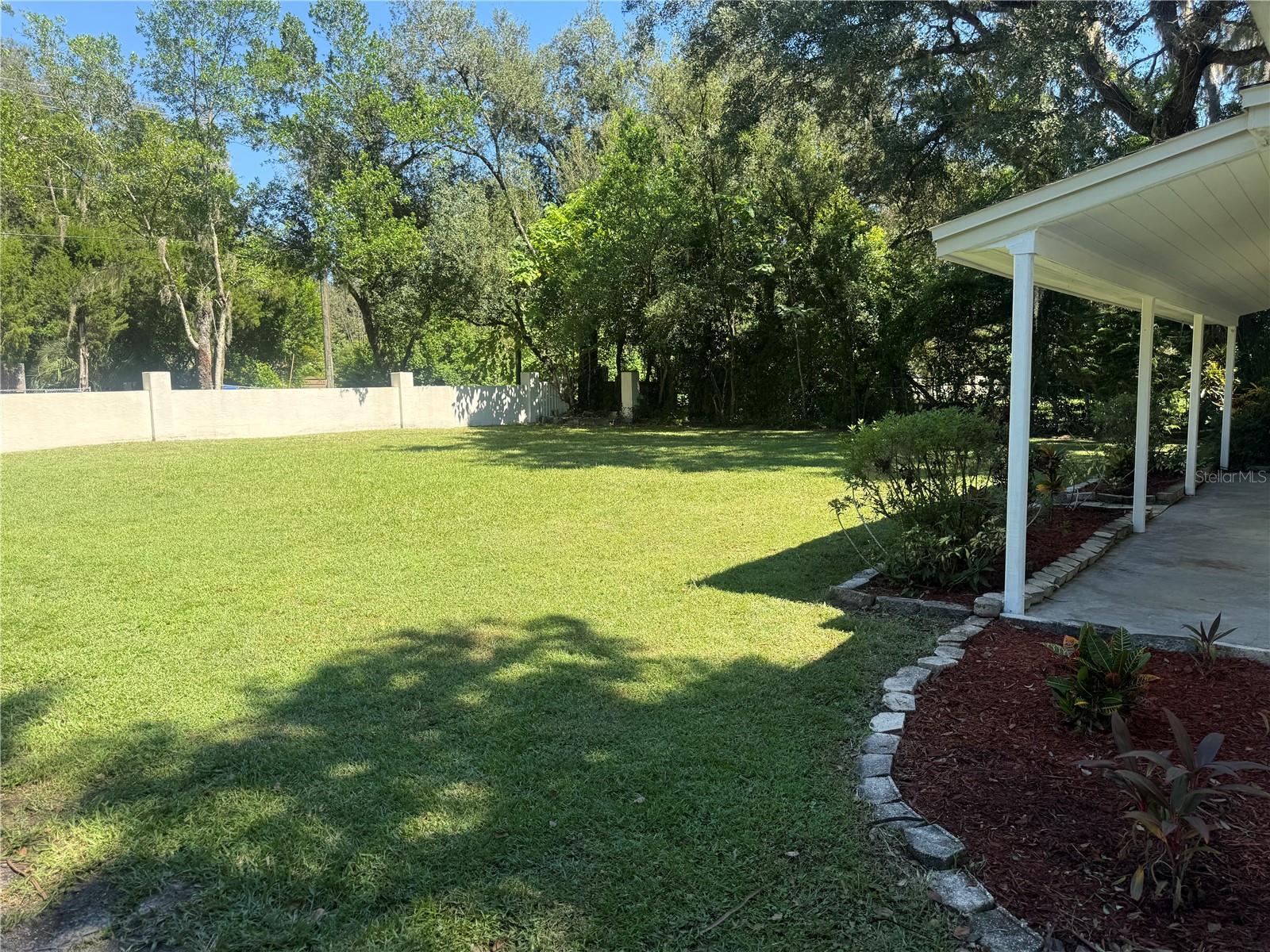 Front yard, not staged