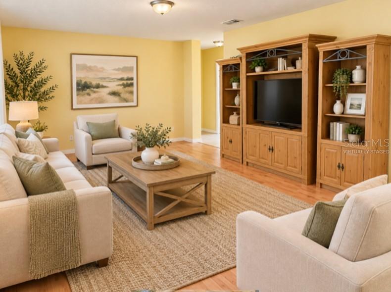 Virtually staged -Home is not furnished