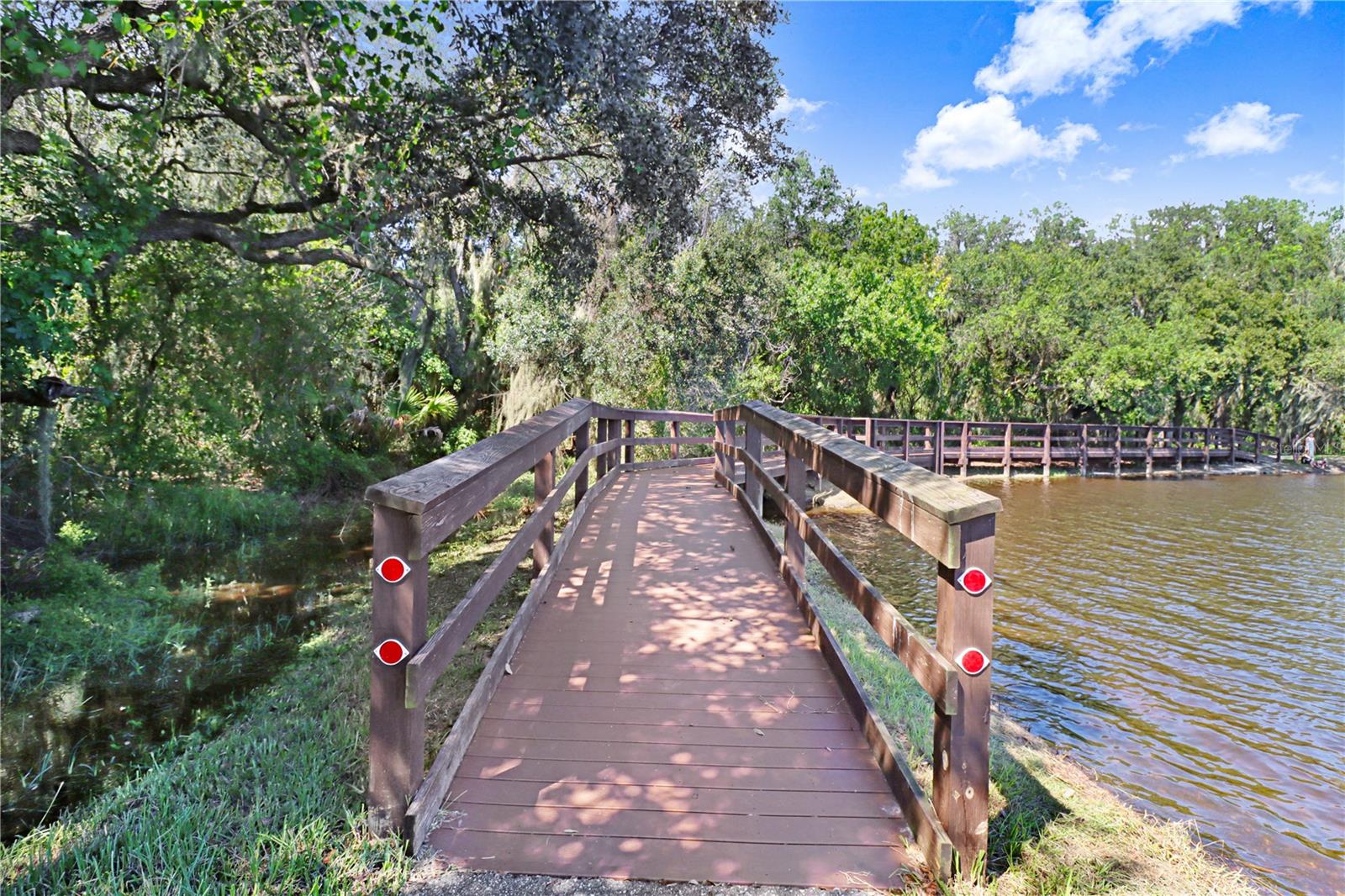 Boardwalk to walking trails