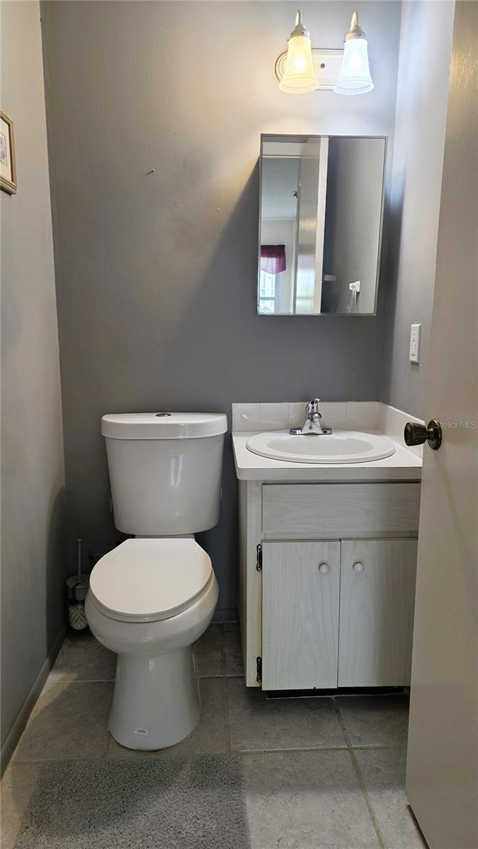 Half Bath in Primary Bedroom