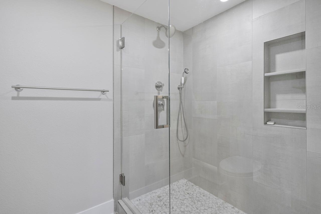 Primary bath shower