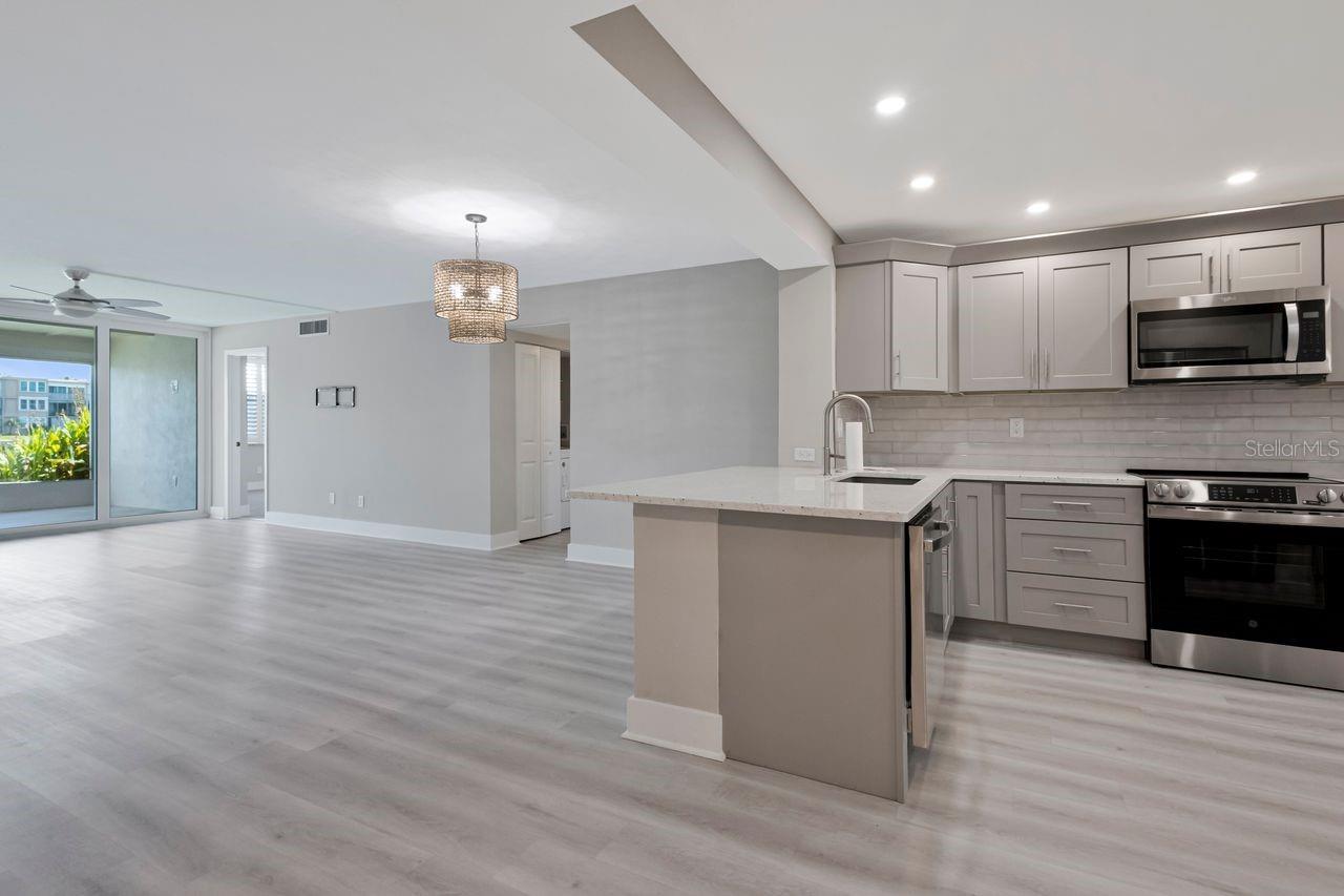 Kitchen to dining