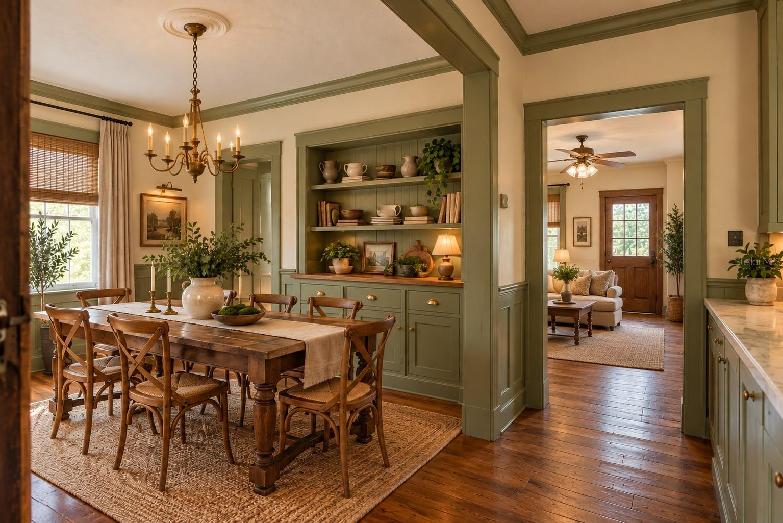 Virtually Reimagined Dining Room
