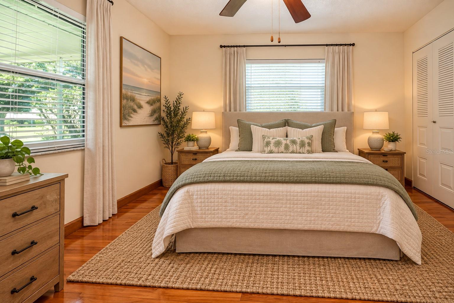 Staged Guest Bedroom