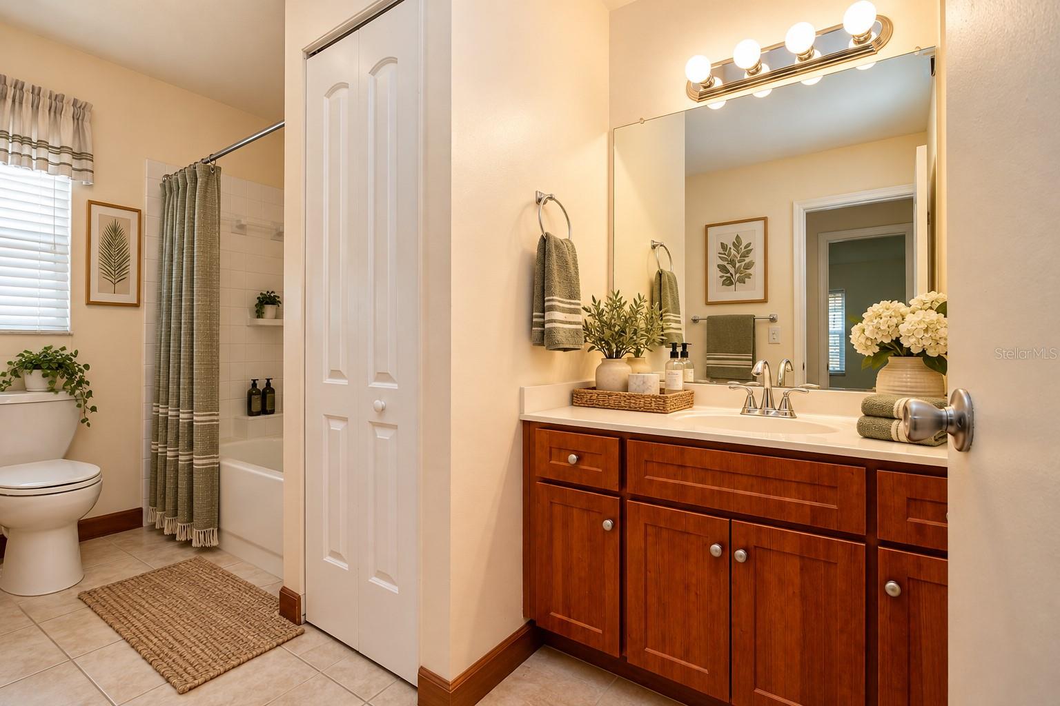 Staged Guest Bathroom