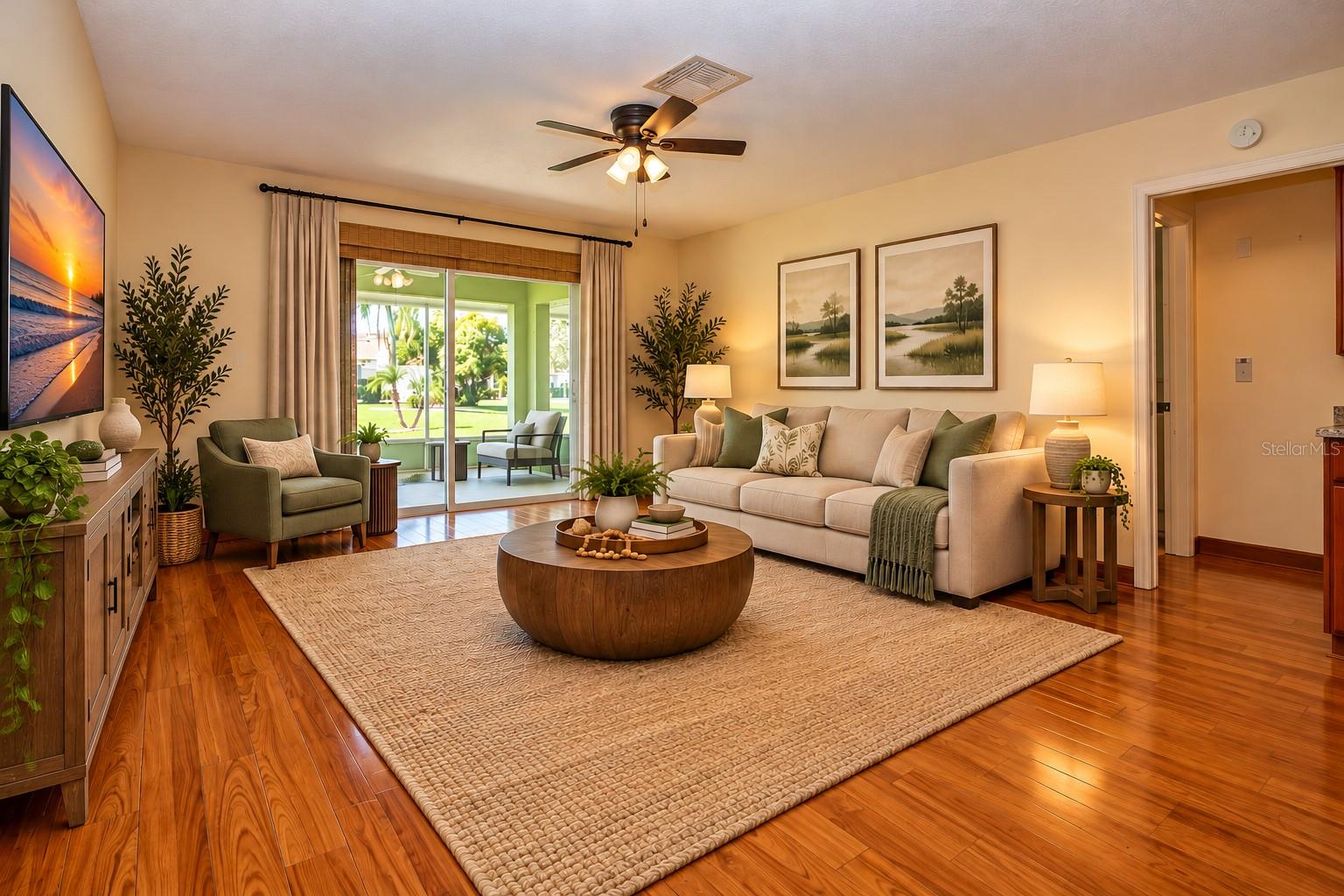 Staged Family Room