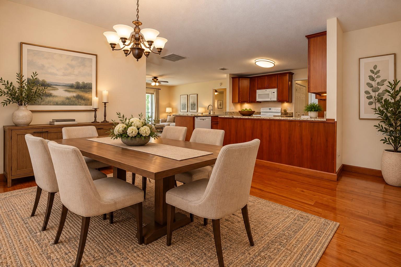 Staged Dining Room