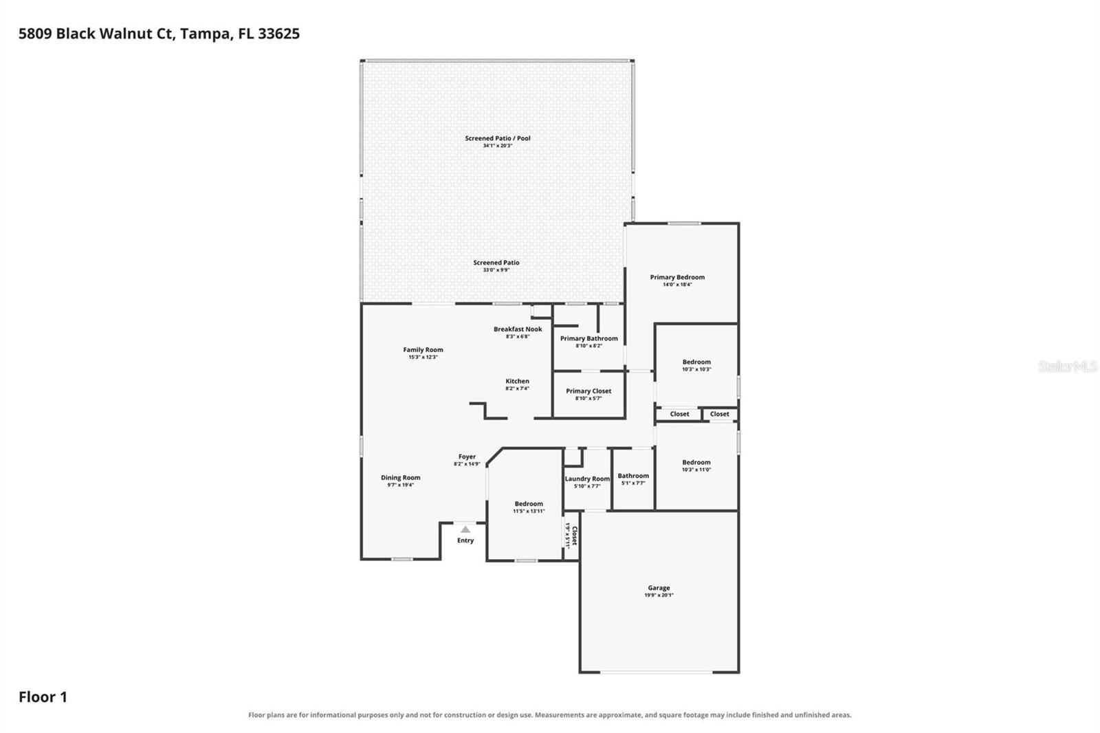 5809 BLACK WALNUT COURT, Tampa, FL 33625