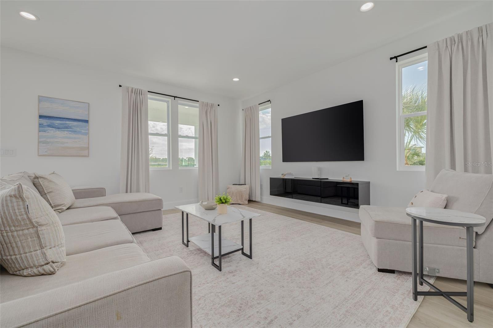 Living area on the main floor.