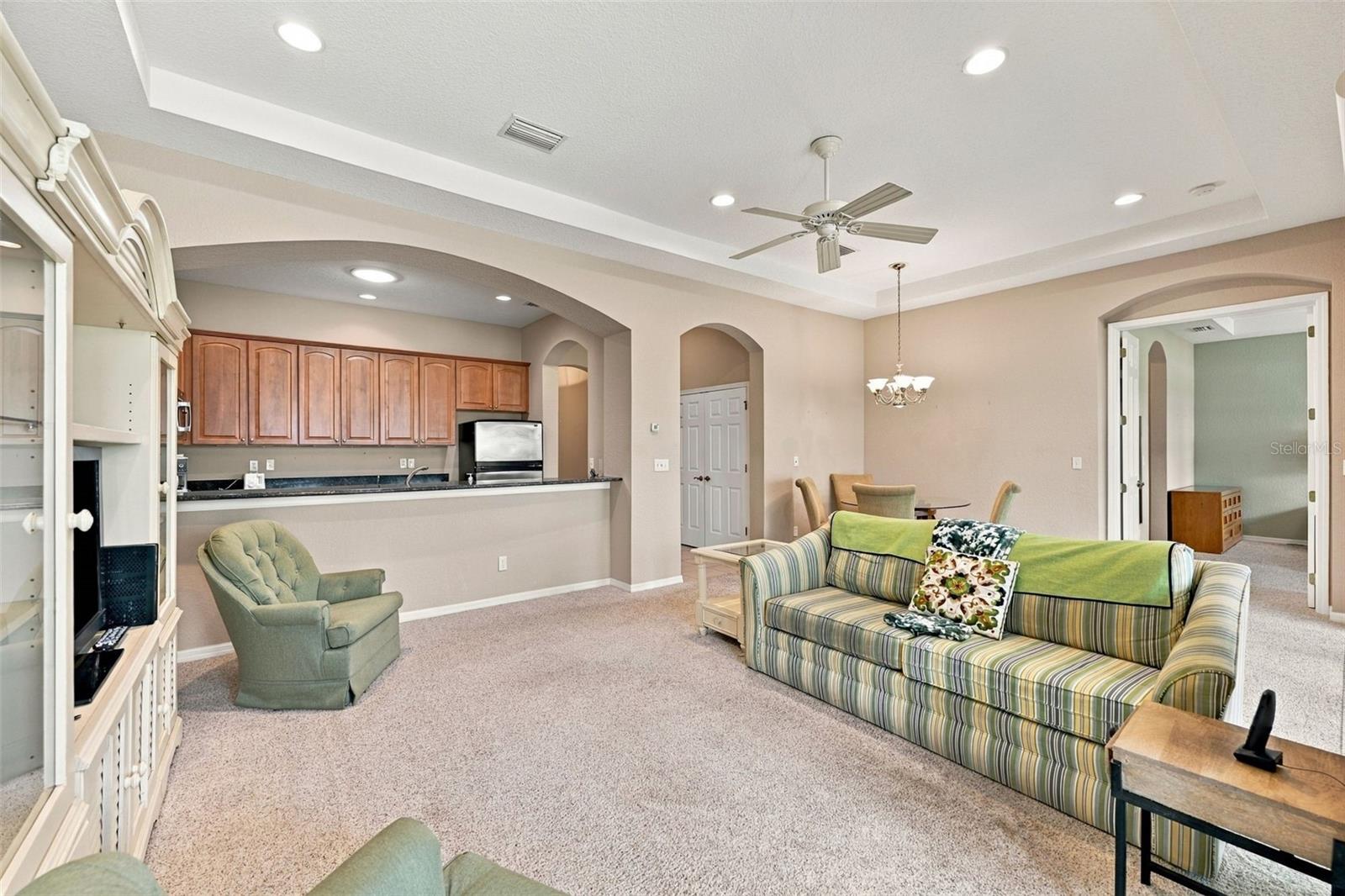 Looking into the Living Room/Kitchen