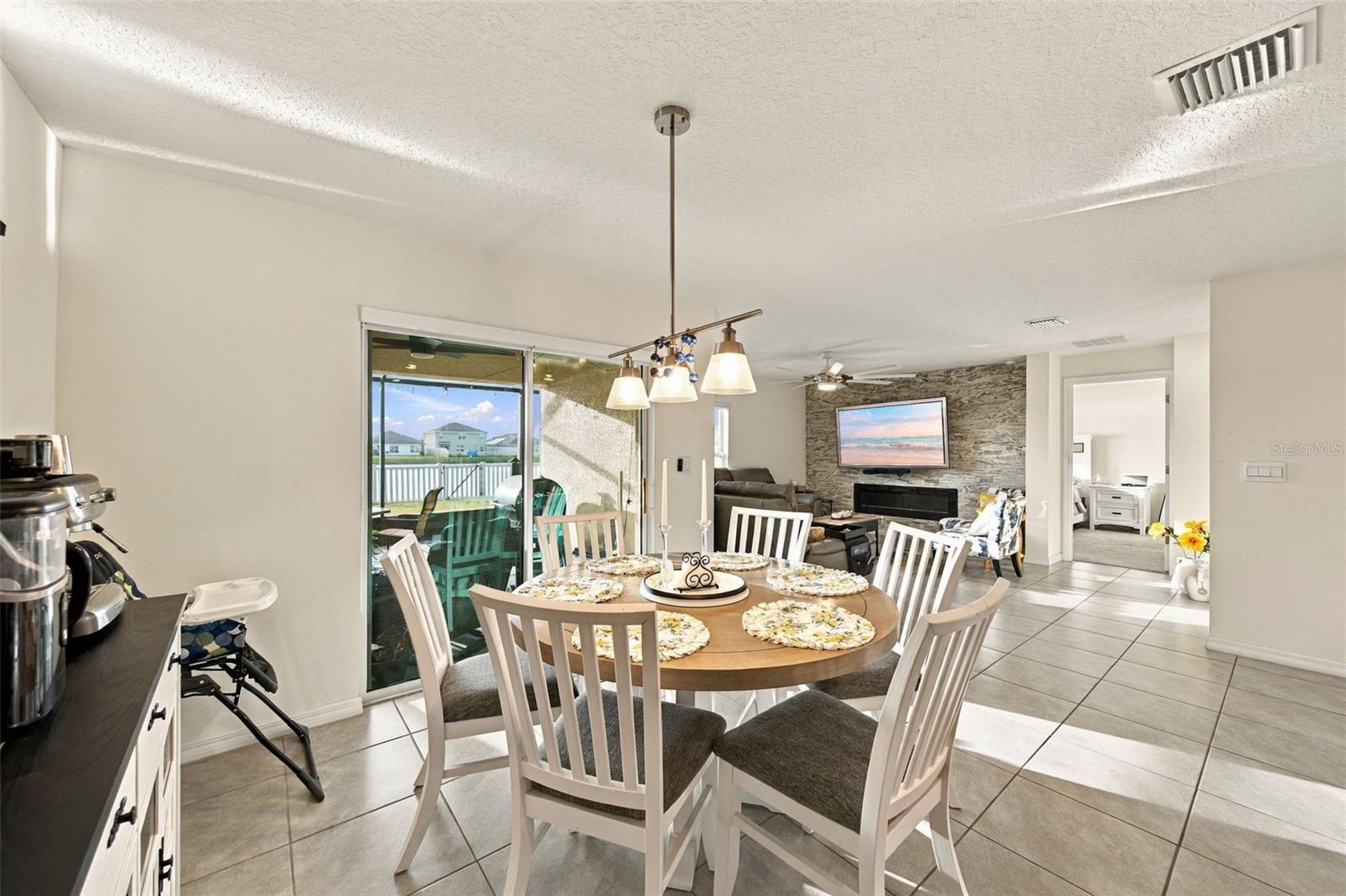 Full dining room view