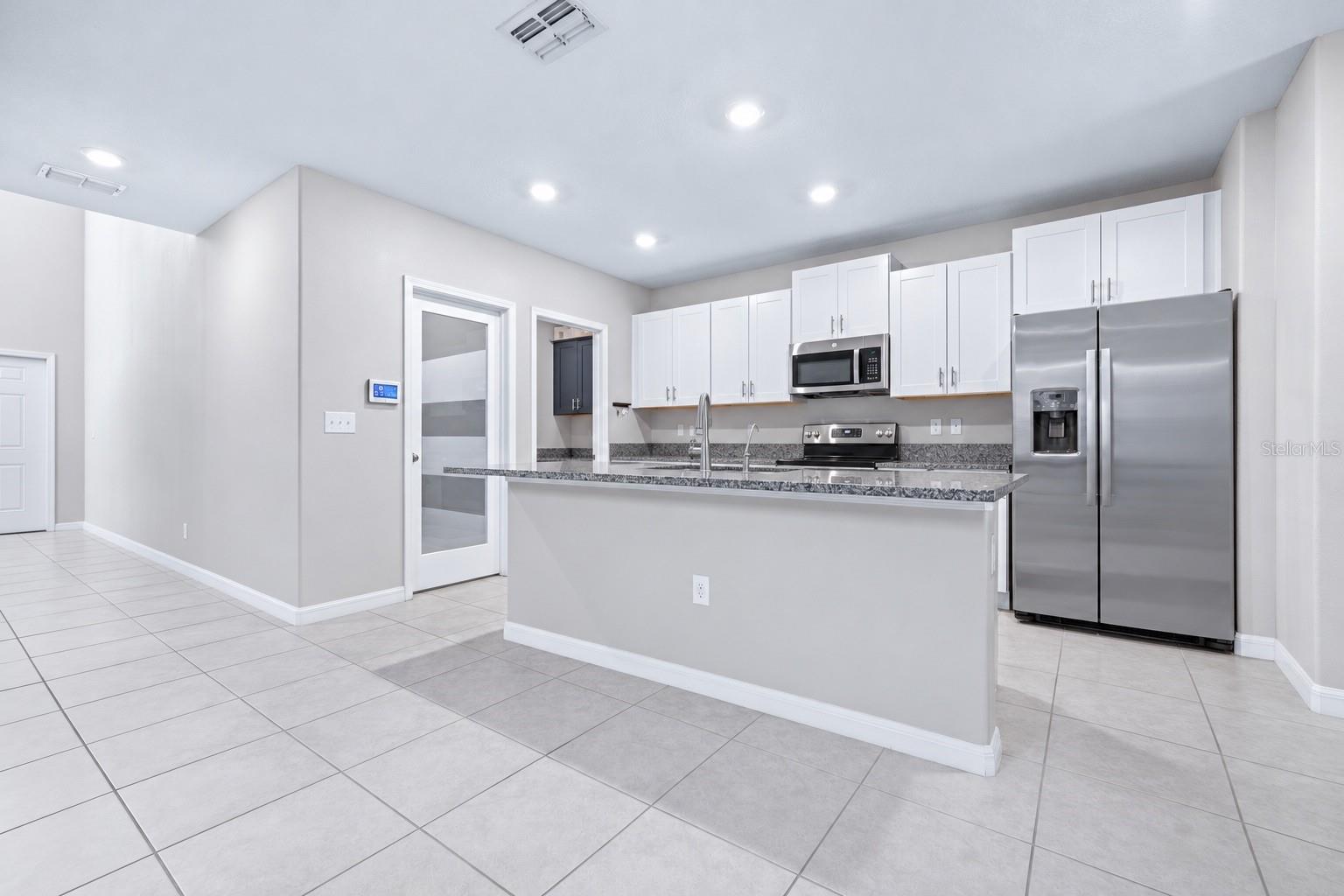 Kitchen with walk in pantry