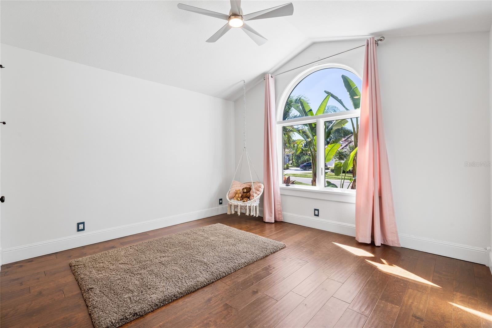 Bedroom 4 with vaulted ceilings