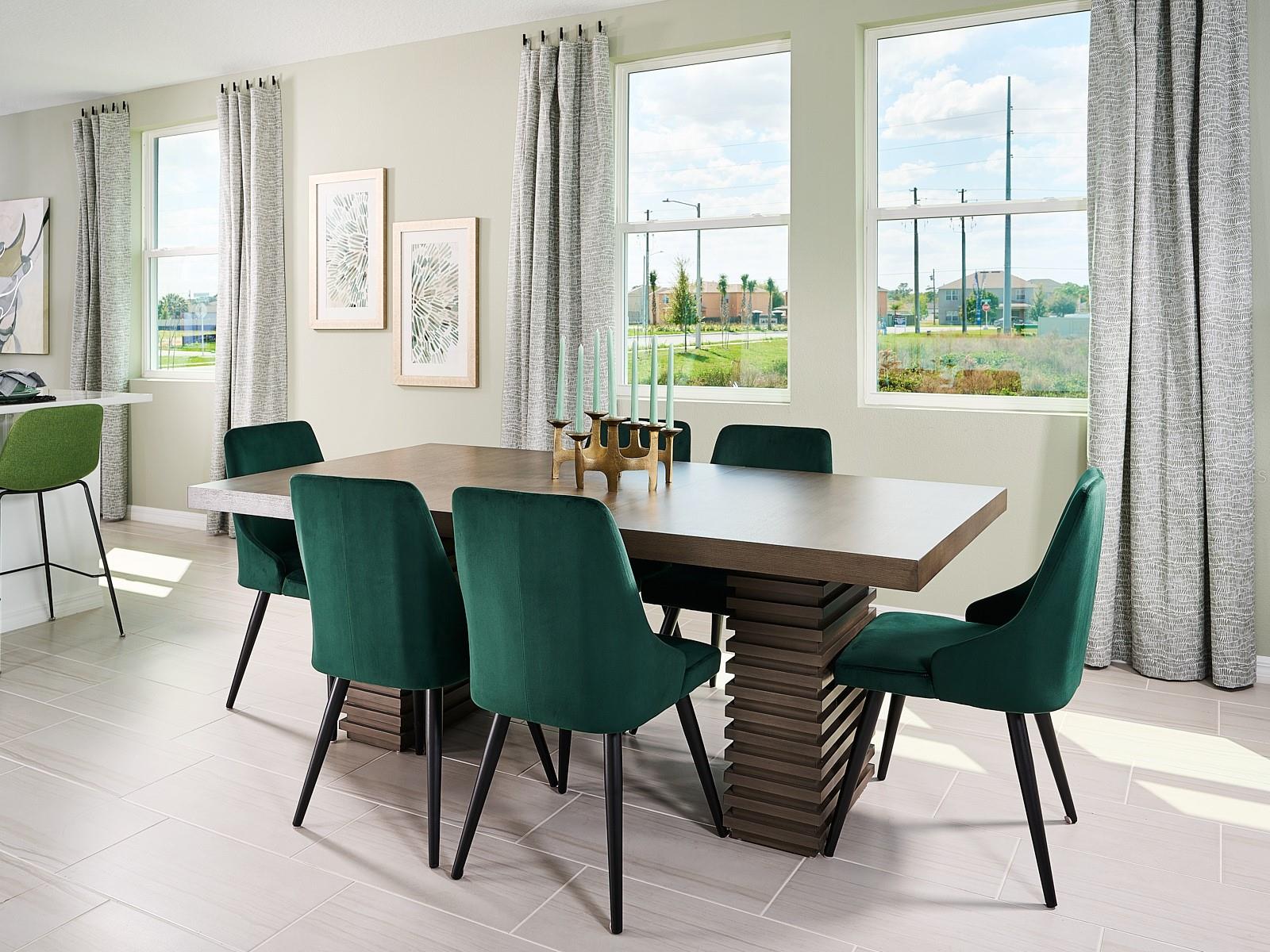 Discover elevated living in VillaMar, where spacious design and modern elegance come together beautifully. This thoughtfully crafted floorplan features four bedrooms and two full baths, offering both flexibility and comfort for today's lifestyle. The open-concept kitchen serves as the heart of the home, seamlessly connecting to the dining area and expansive great room to create a sophisticated space for entertaining and everyday living. Filled with natural light and designed with effortless flow in mind, this inviting residence offers the perfect blend of style, functionality, and warmth, making it an exceptional place to call home.