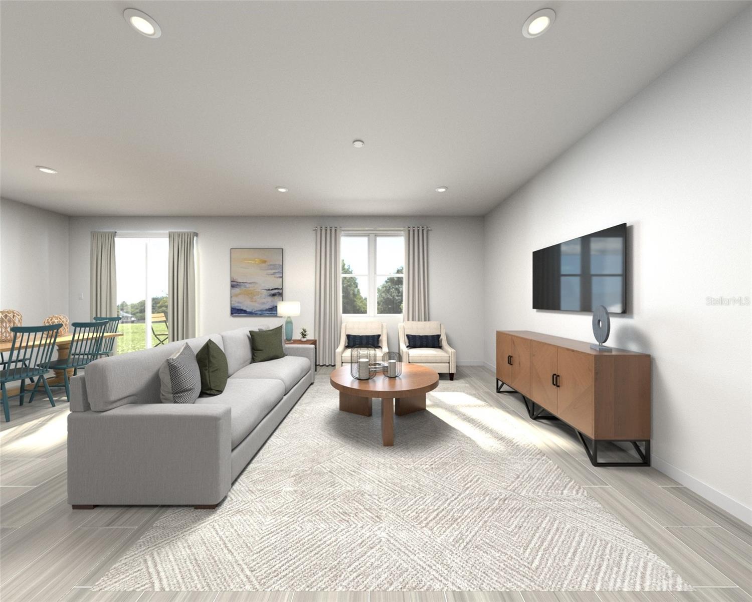 Discover exceptional space and comfort in Two Rivers, a thoughtfully designed home that perfectly balances style and functionality. This versatile floorplan features four spacious bedrooms and three full baths, providing plenty of room for family, guests, or a private home office. At the heart of the home, the open-concept kitchen overlooks the dining area and great room, creating a welcoming space ideal for entertaining and everyday living. With its seamless flow, generous living areas, and modern design, this home offers the perfect setting for gathering with loved ones, creating cherished memories, and enjoying the lifestyle you've been dreaming of.