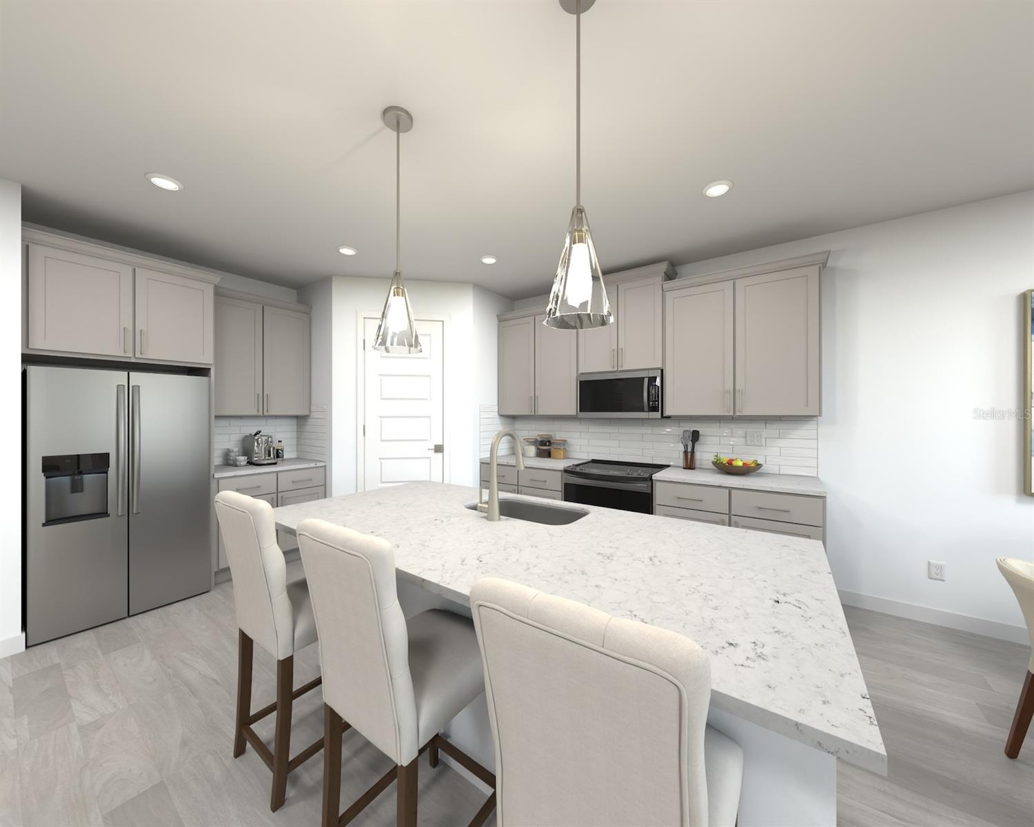 Welcome to Coasterra, a thoughtfully designed home that offers the perfect blend of comfort, style, and functionality. This inviting floorplan features four spacious bedrooms, two full baths, and a versatile family room, providing plenty of space for both everyday living and special occasions. The open-concept kitchen seamlessly connects to the dining area and great room, creating a warm and welcoming atmosphere that's ideal for gathering with family, entertaining guests, or simply enjoying life at home. With its modern layout and flexible living spaces, Coasterra is designed to fit your lifestyle and provide the perfect place to create lasting memories.