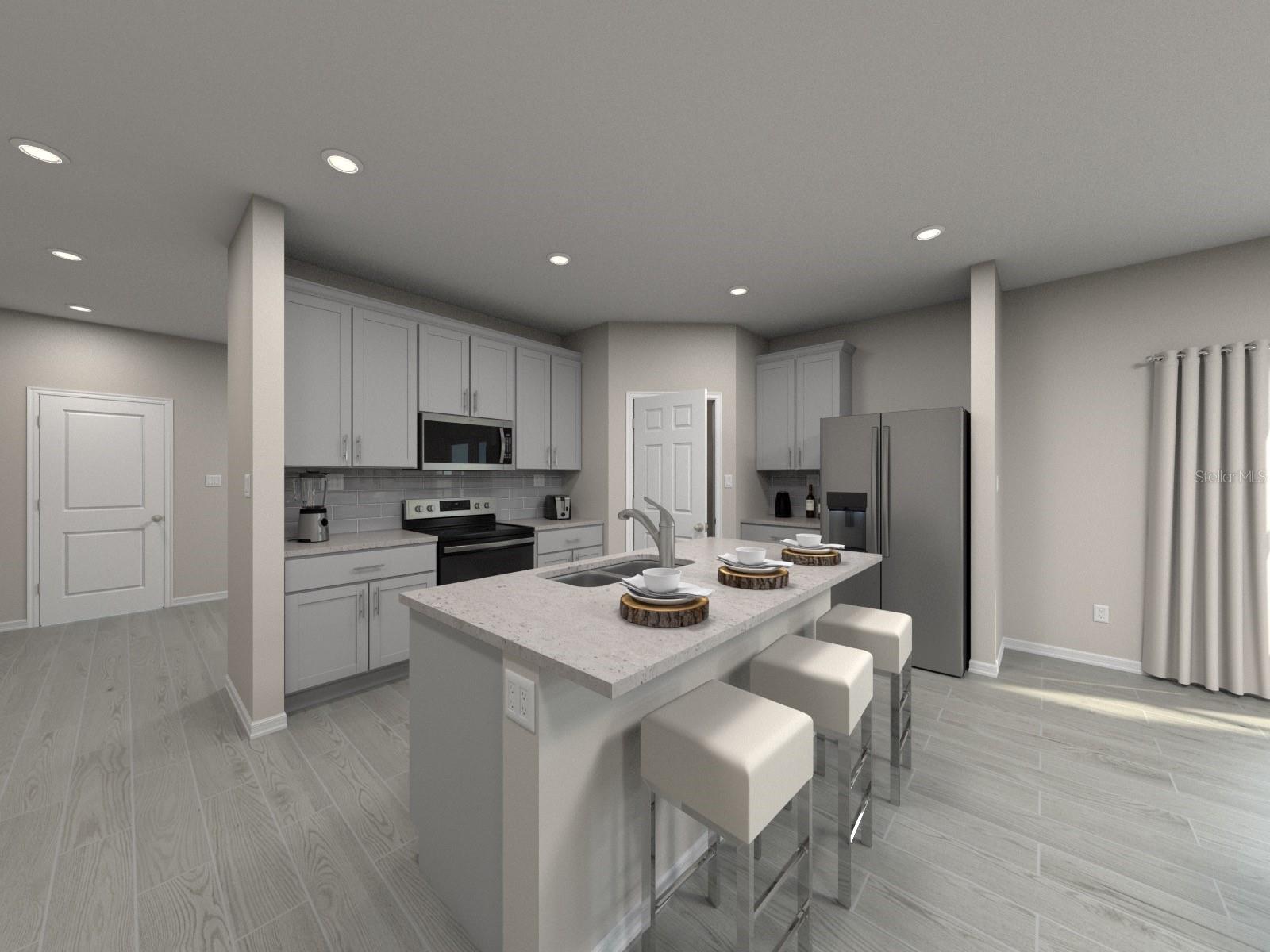 Welcome home to Benton Hills, a thoughtfully designed community offering the perfect blend of space, comfort, and modern living. This versatile floorplan features four spacious bedrooms and two full baths, providing plenty of room for families, guests, or a dedicated home office. The heart of the home is the open-concept kitchen, which flows effortlessly into the dining area and great room, creating an inviting space for entertaining and everyday living. With its functional layout, bright gathering spaces, and warm, welcoming atmosphere, this home is designed to fit your lifestyle while making every day feel a little more special.