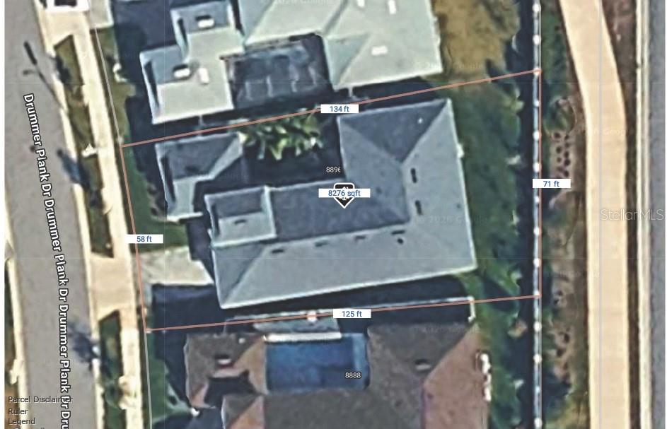 Approximate Homesite Dimensions: 134/125ft Length x 58/71ft Wide