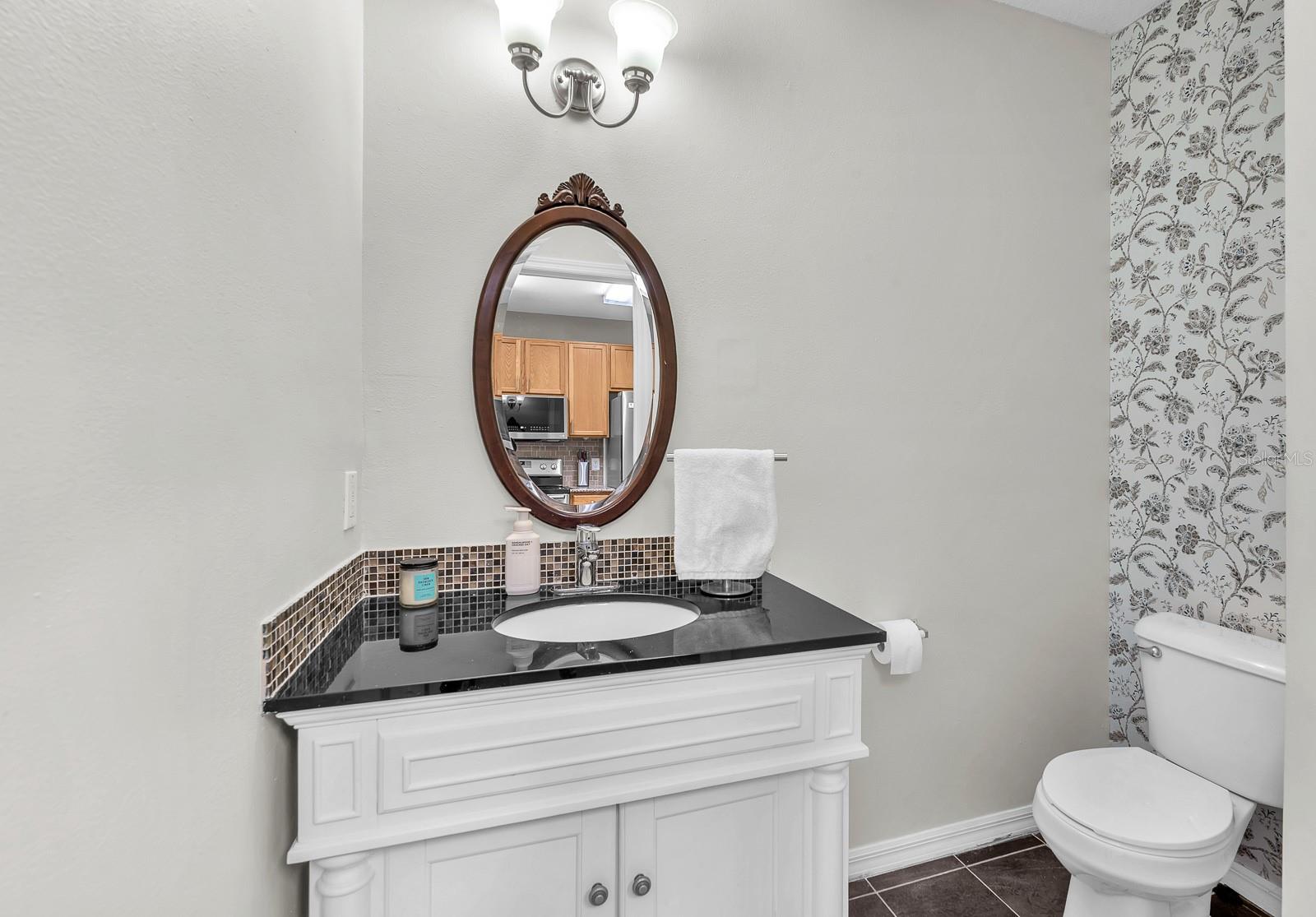 1st floor powder room