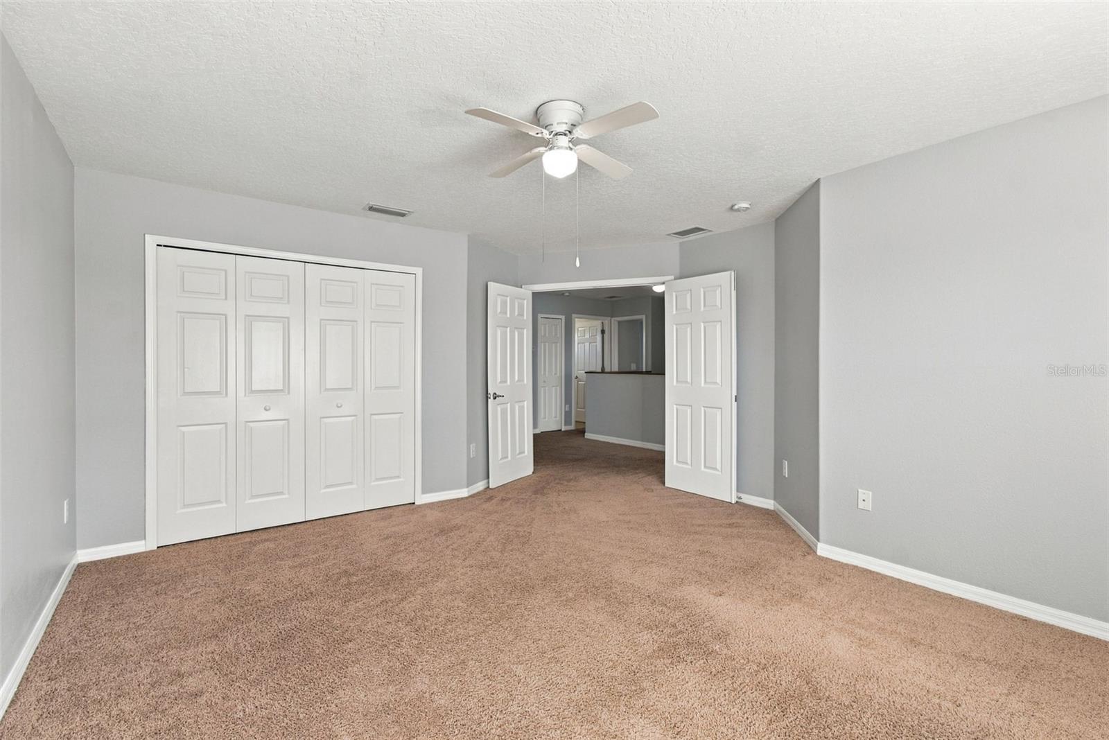 4th Bedroom or Bonus Room with double doors