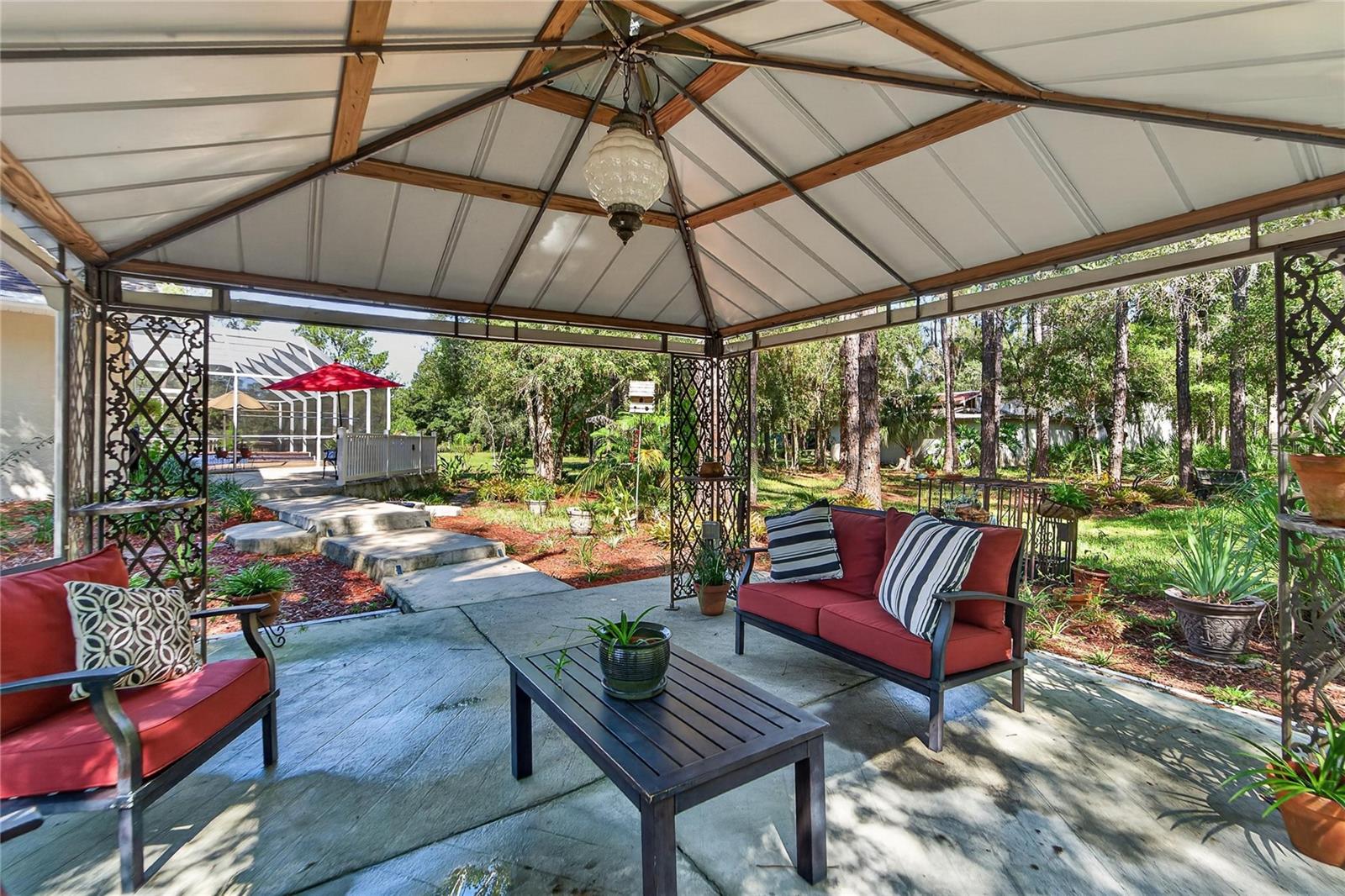 Gazebo to relax under