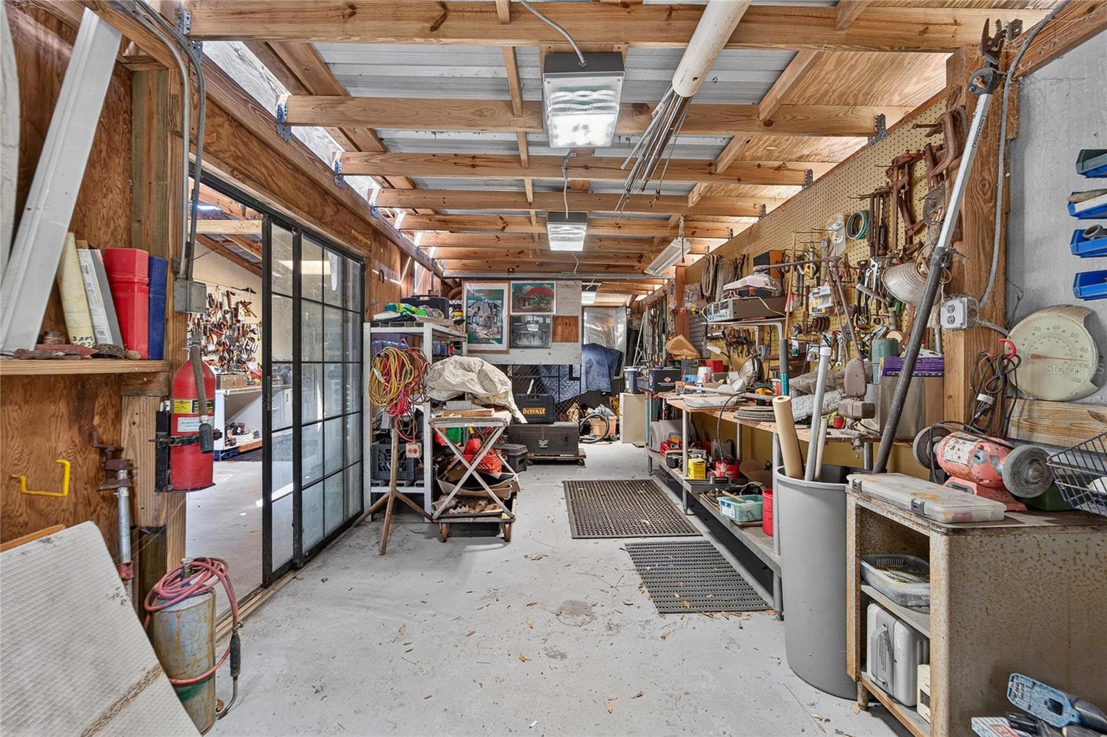 Shop/Barn has a back room