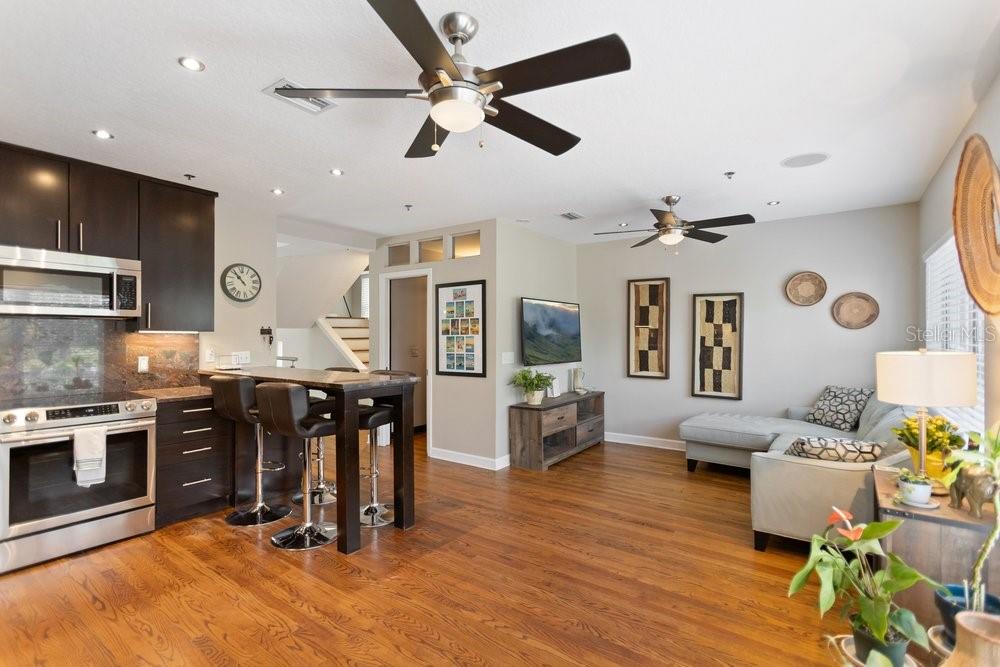 Kitchen and snug