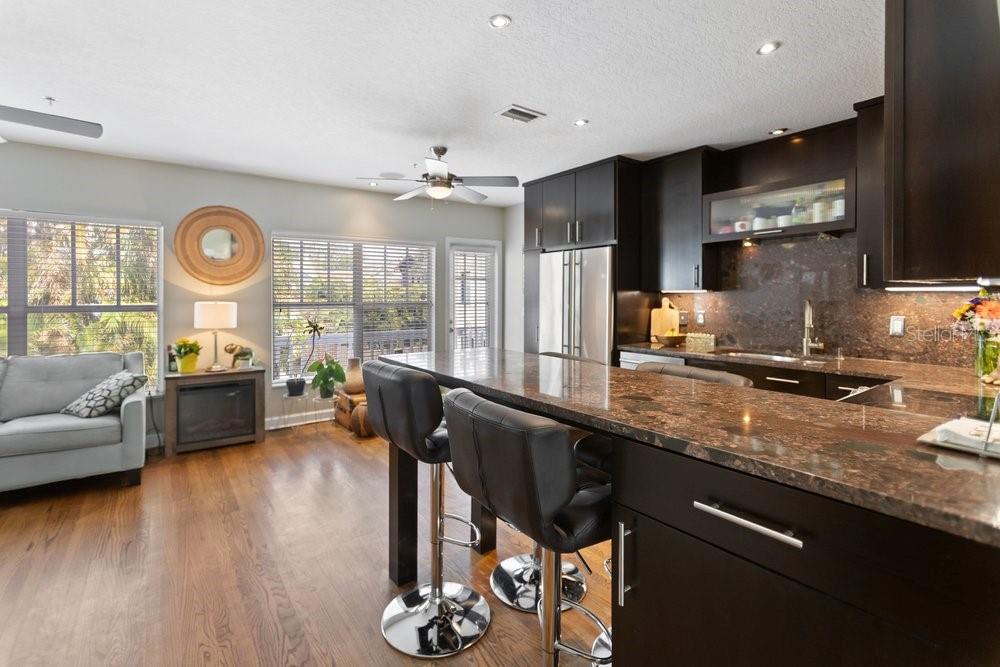 Kitchen and snug