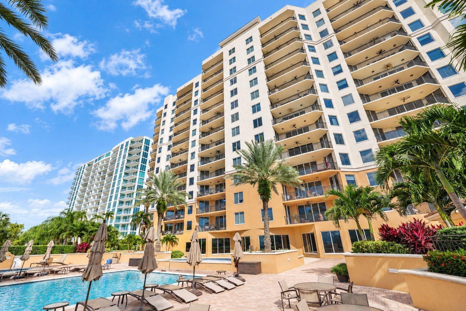 Back of Building from Pool