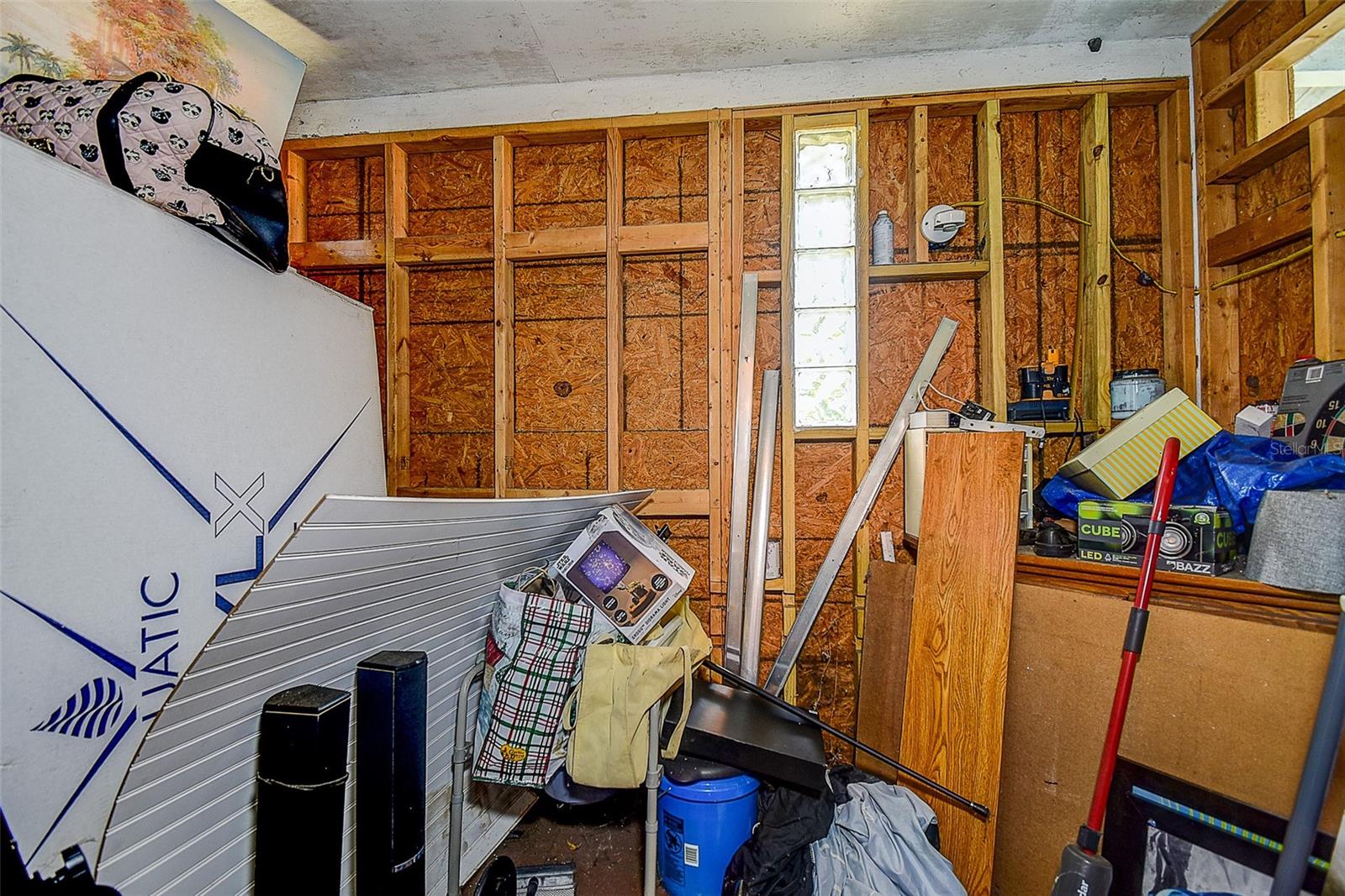 10x6ft Framed in bathroom with plumbing, needs finishing
