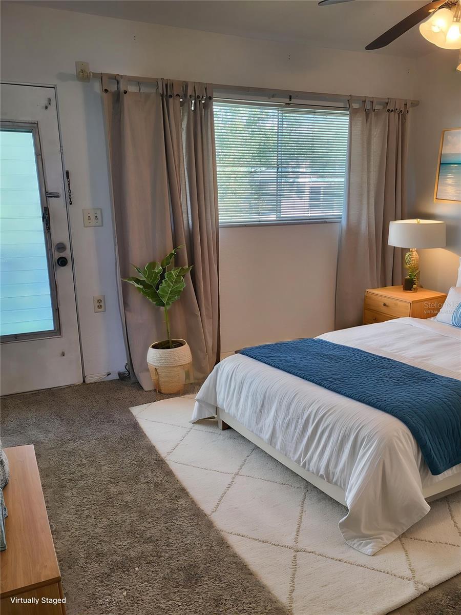 Virtually staged bedroom Virtually staged bedroom