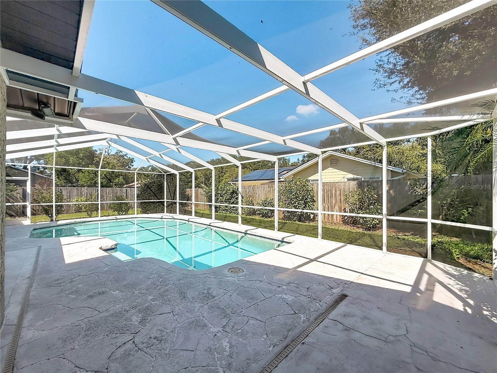 Outdoor Living Space and Pool Area