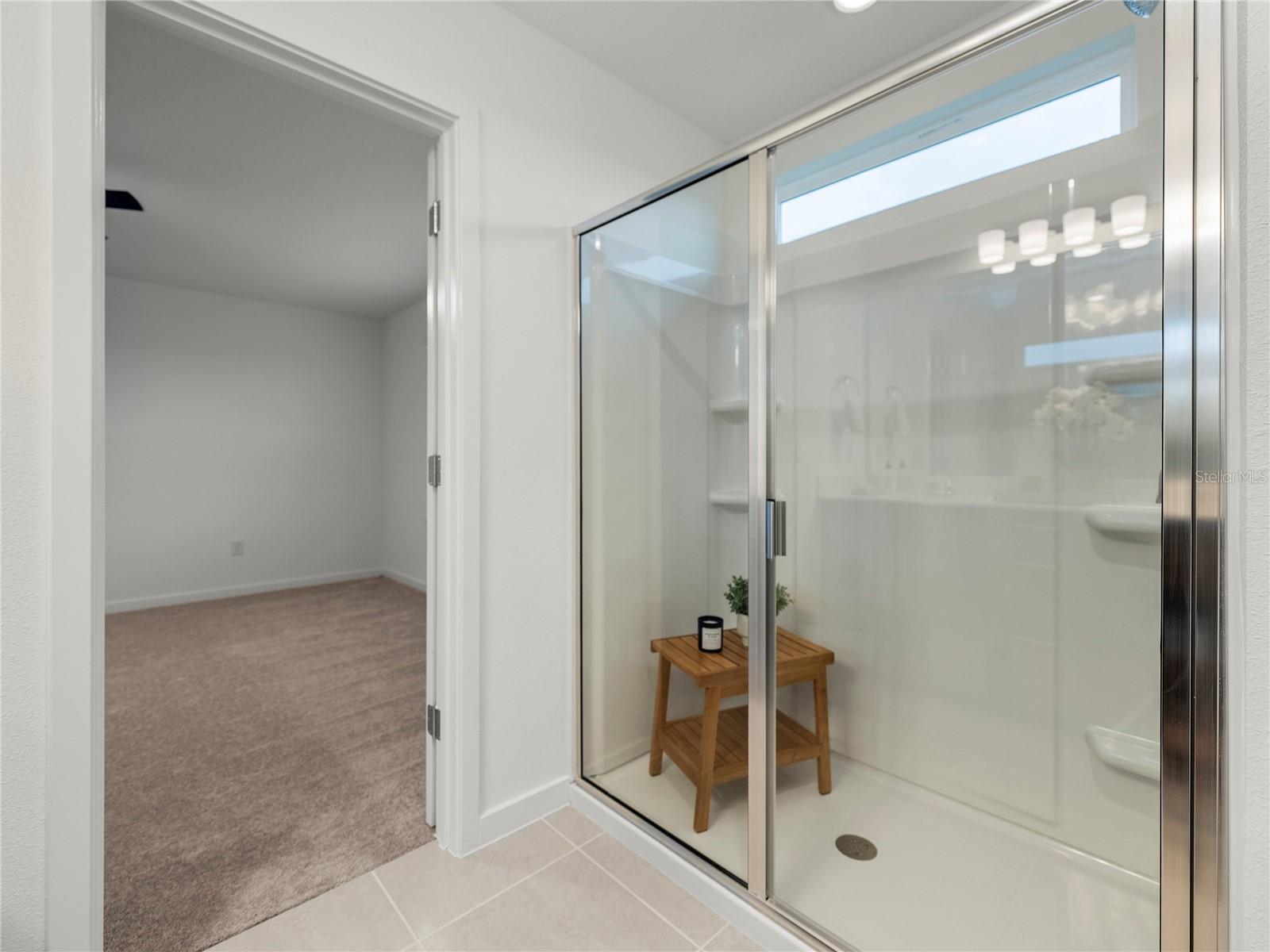 Primary Bath Walk in Enclosed Shower