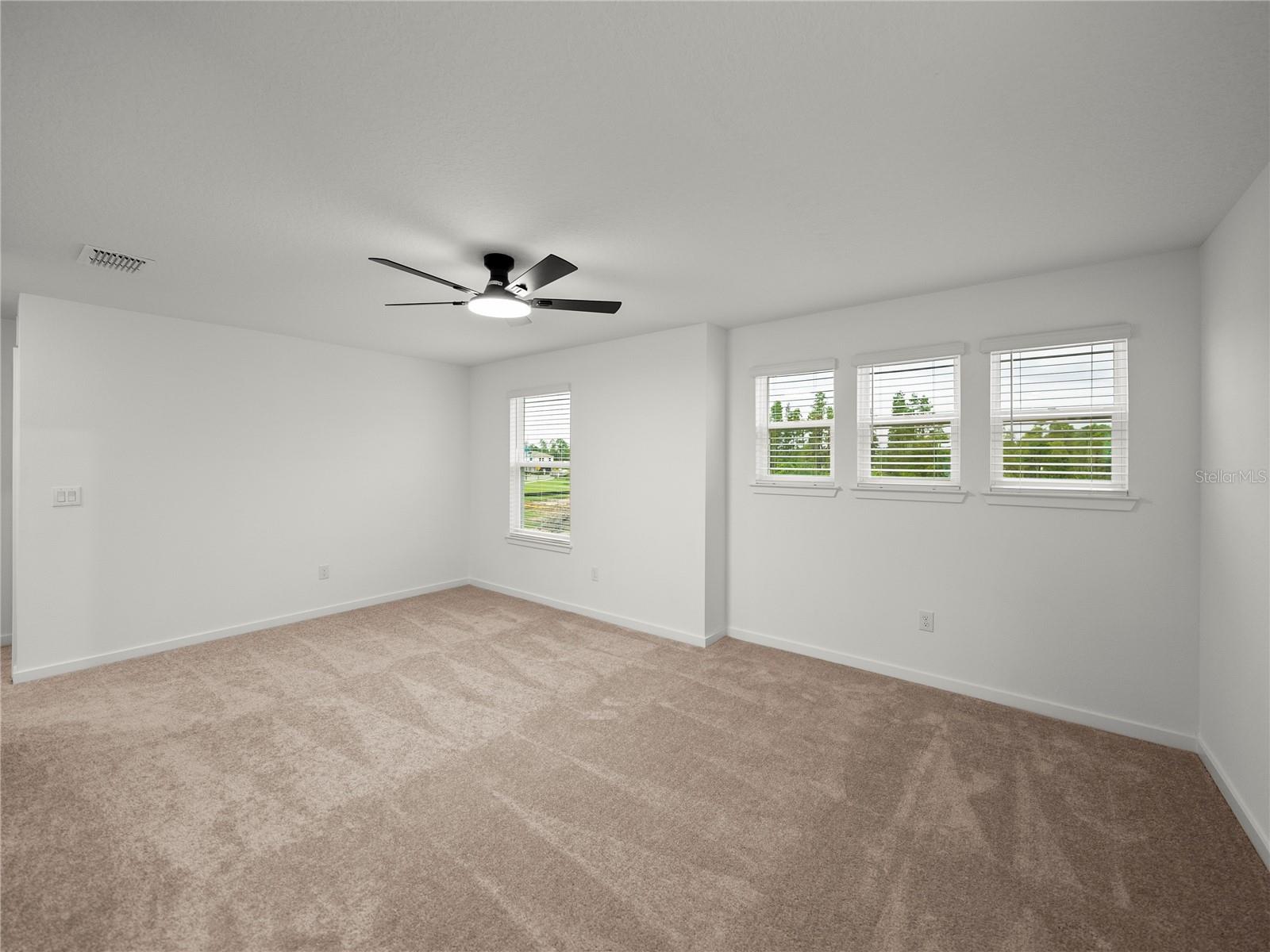 Oversized Loft Bonus Room Upstairs