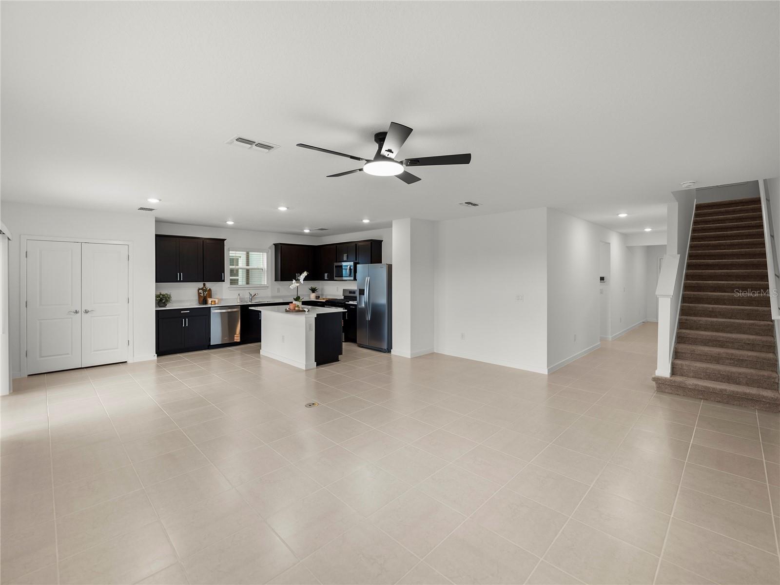 Open Main Living/Dining and Kitchen Area Open Main Living/Dining and Kitchen Area