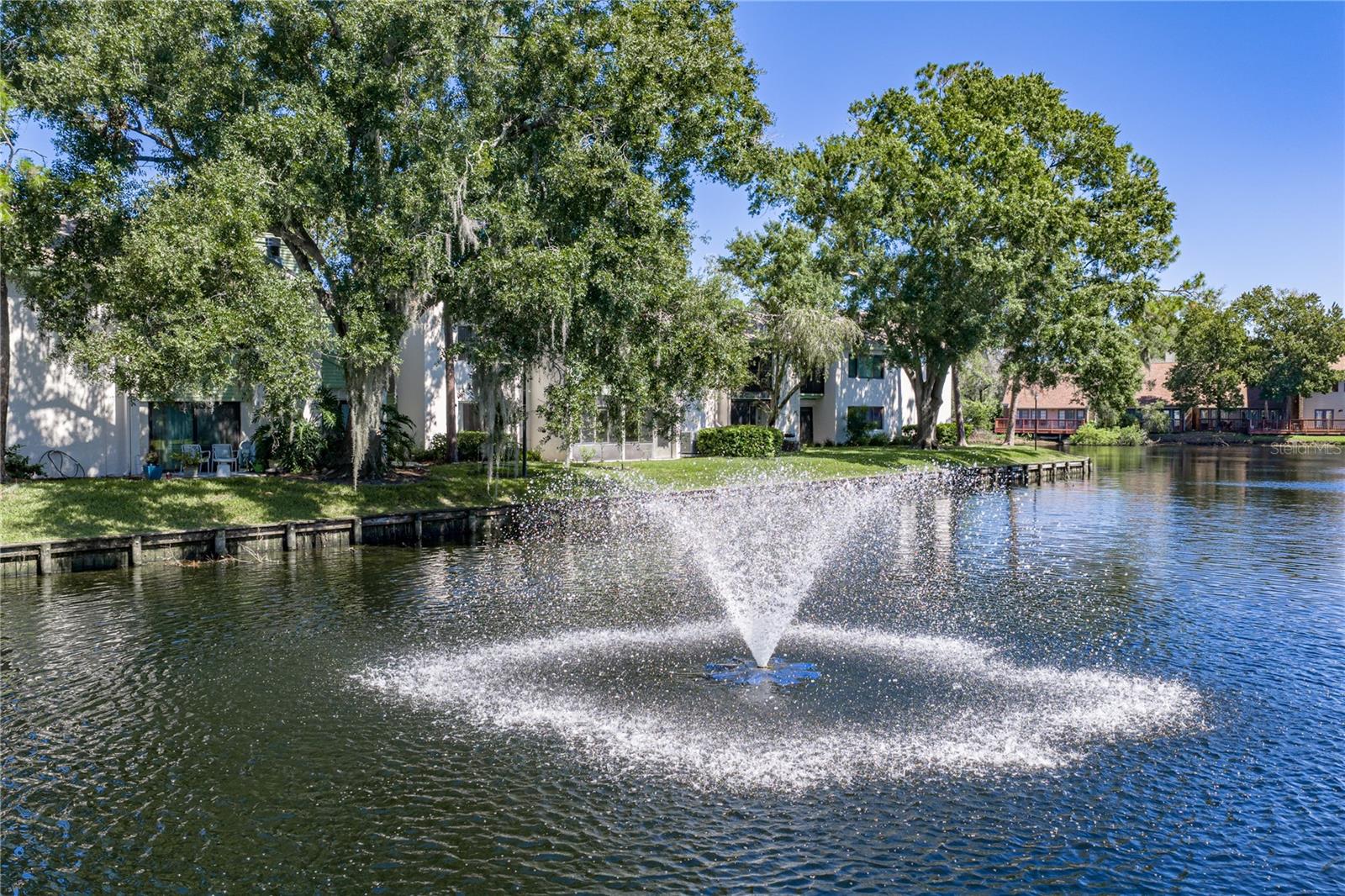 View of Fountain behind unit