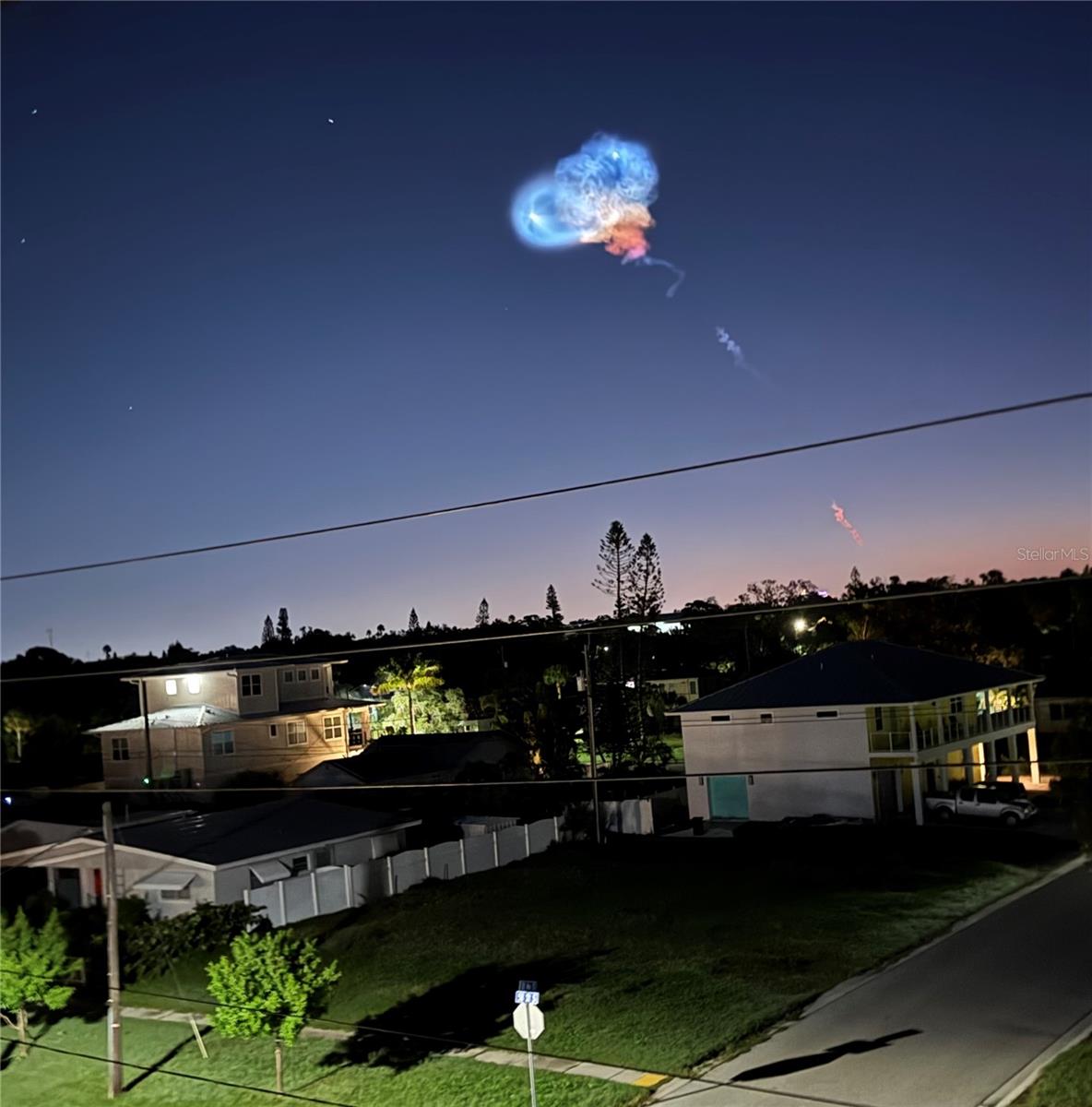 Florida Room View of Space X rocket launch 10/13/26