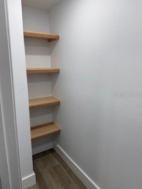 Pantry areas in the kitchen