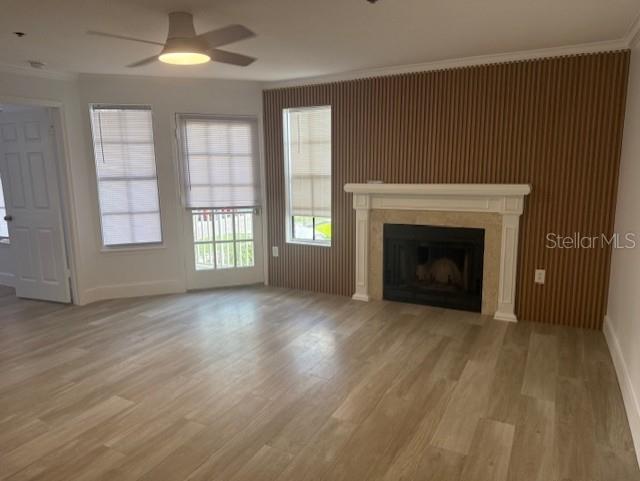 Living Room/Dining room with Wood burning fireplace