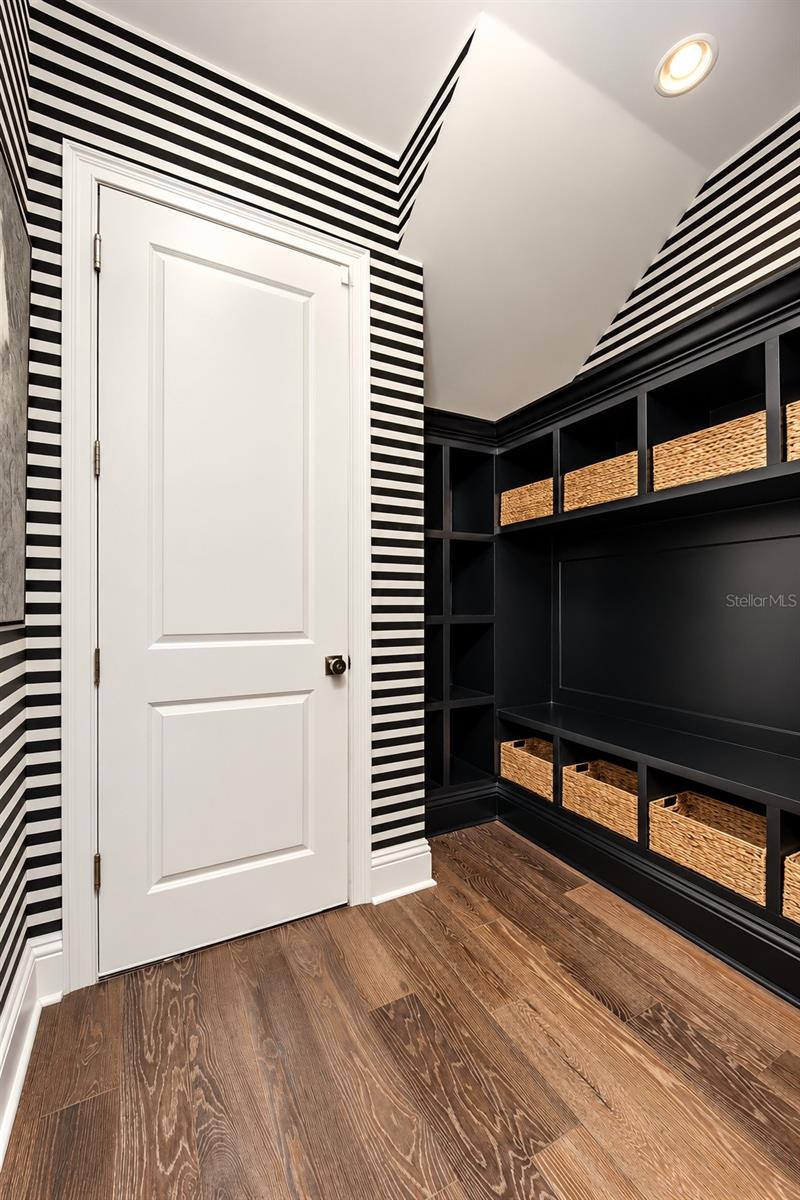 Mudroom off Garage
