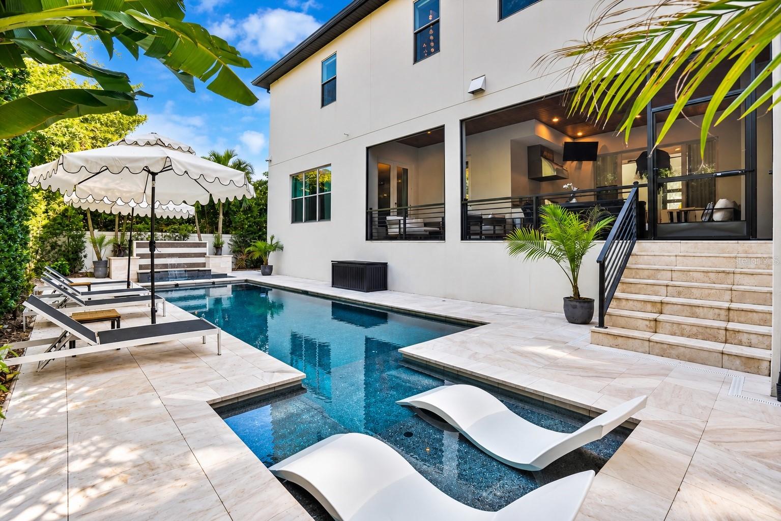 Pool Sun Shelf